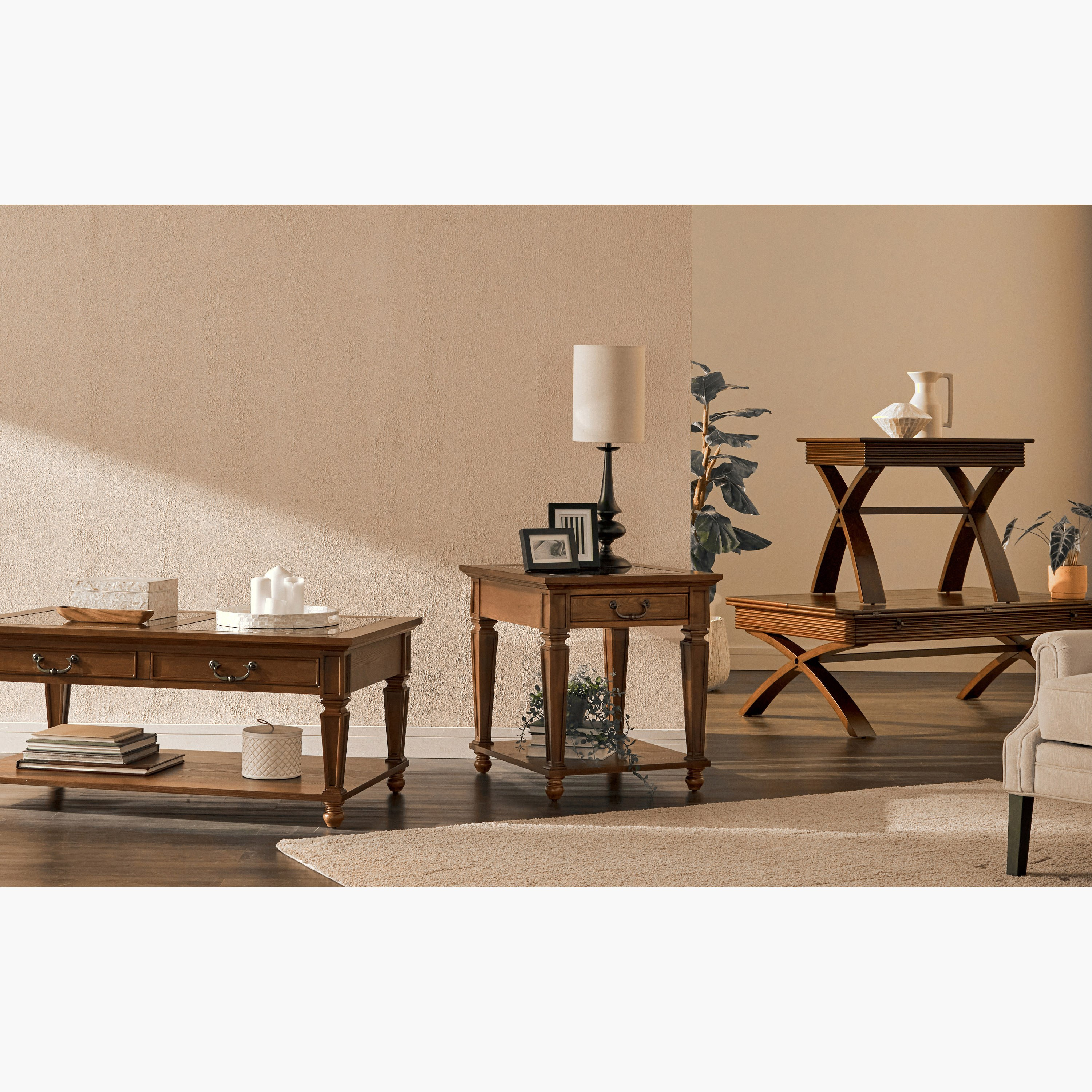 Coffee table and sofa deals table set