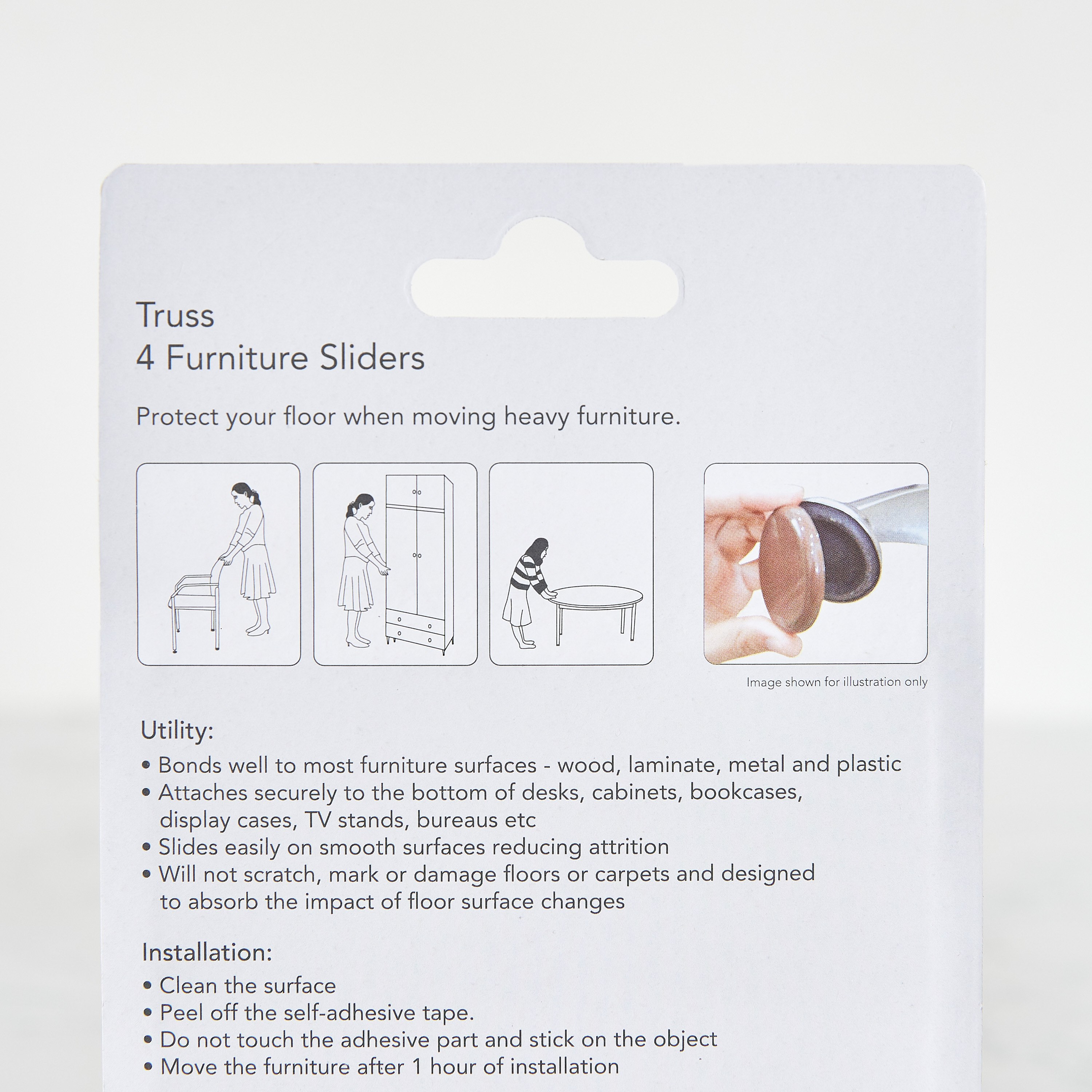Furniture Slider 50 mm - Set of 4-household-walldecorandmirrors-wallaccessories-image-2