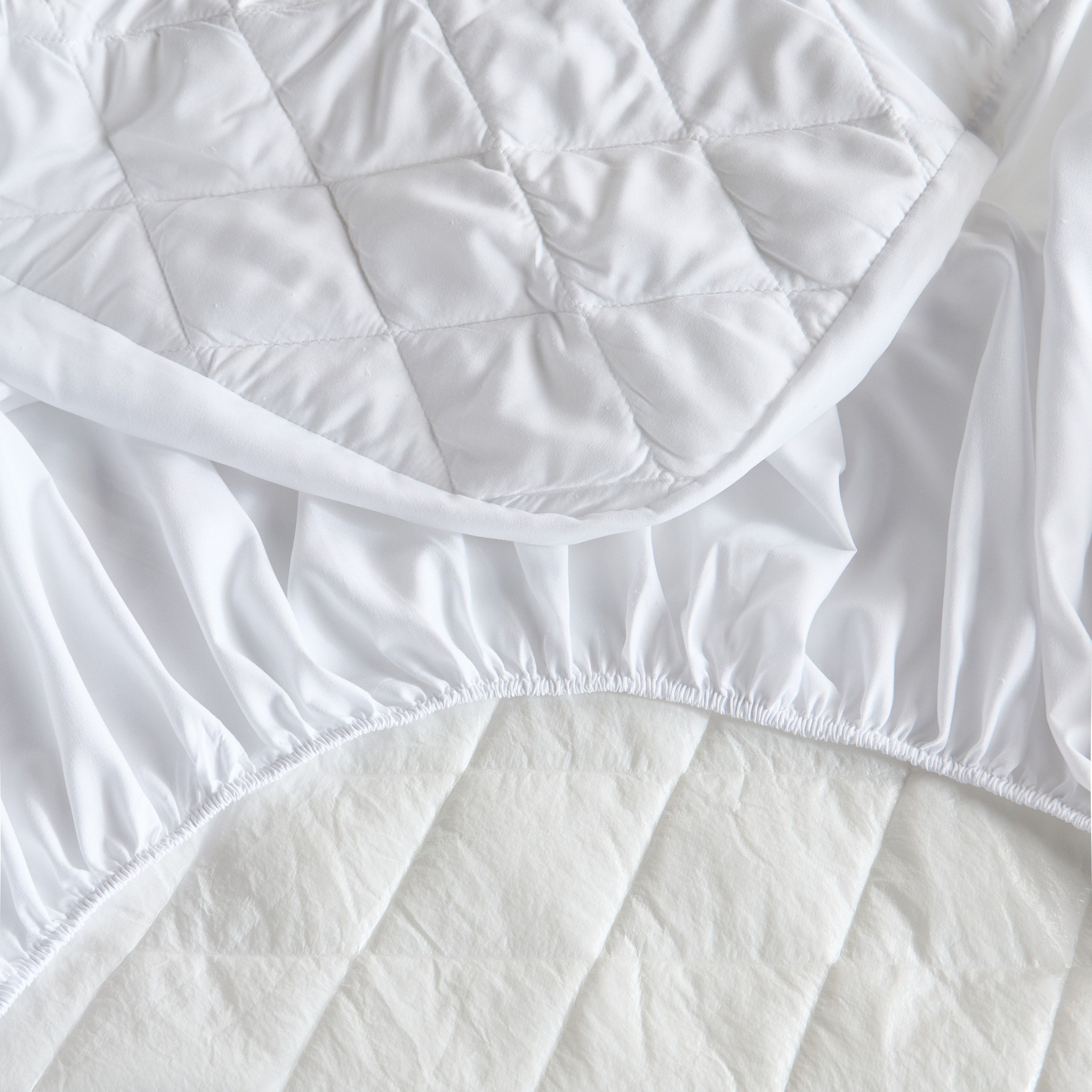 Micro Fibre Waterproof Mattress Protector - 180x210 cms-household-bedding-mattresstoppersandprotectors-mattressprotectors-image-3