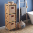 Daniel Bathroom Cabinet with 3-Drawers-household-bathandlaundry-bathroomorganizing-bathroomracksandtrolleys-image-1