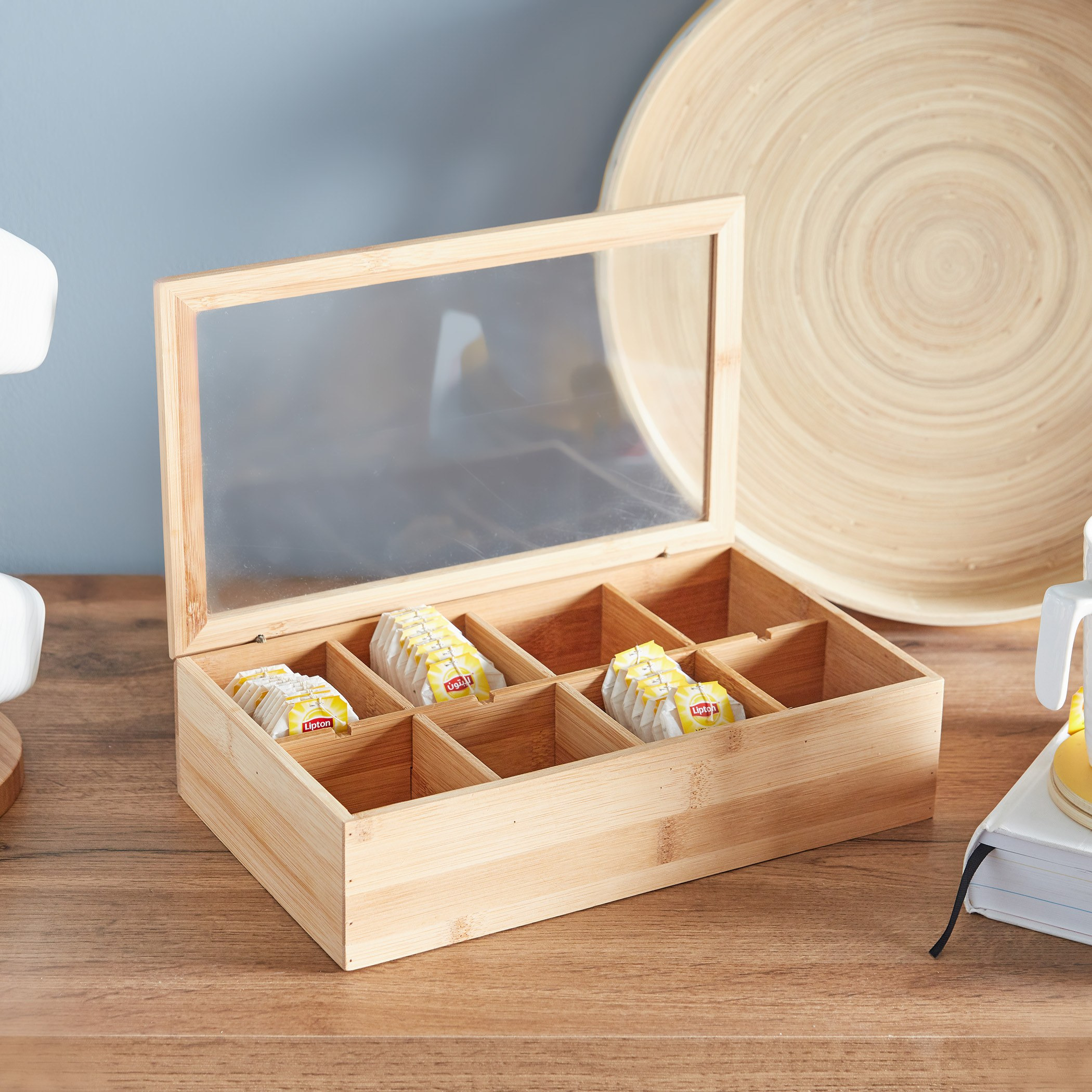 Tea Bag Box with Transparent Lid-household-kitchen-foodstorage-pantryandstorage-image-4
