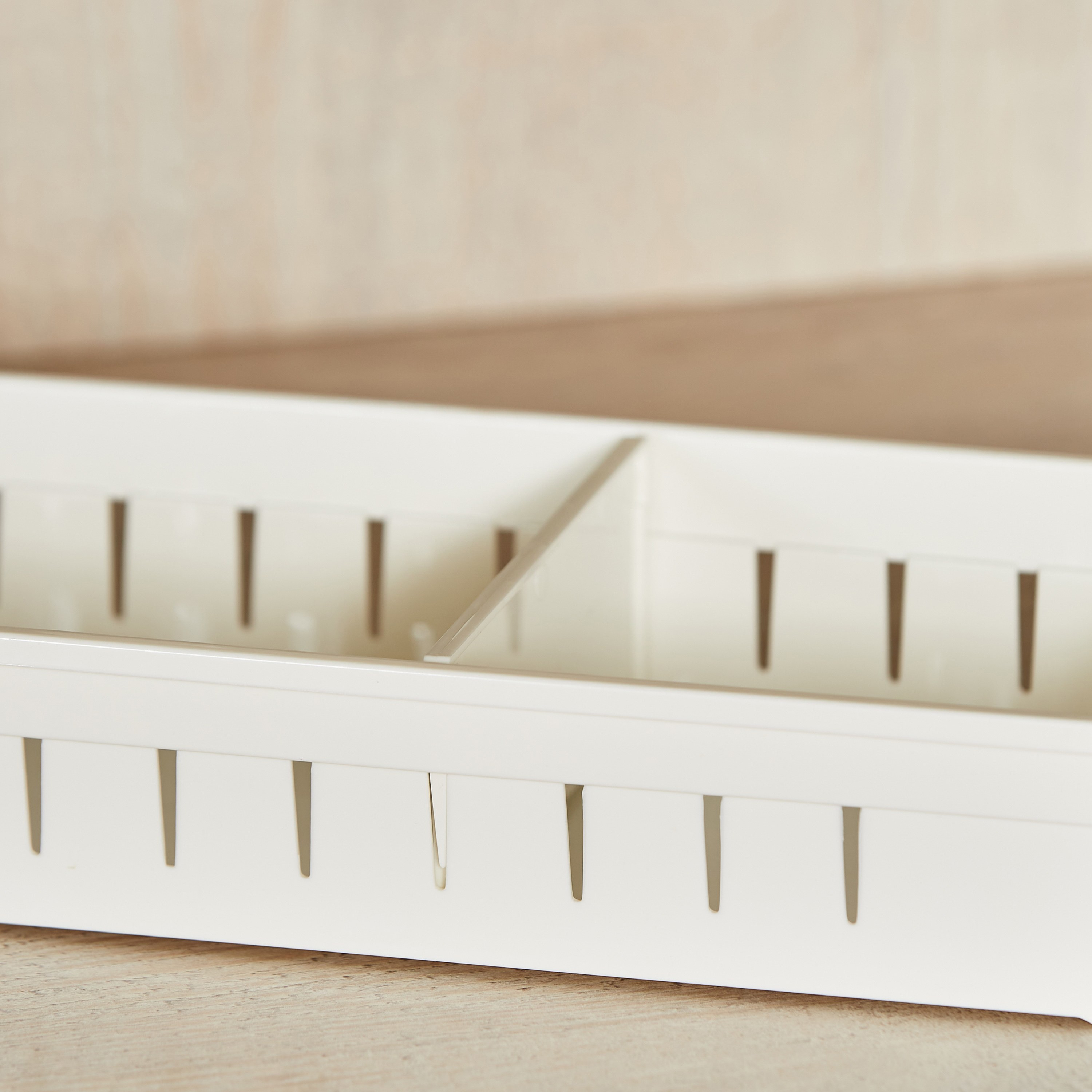 Rectangular Drawer Organizer with 1 Divider-household-storage-storagesolutions-drawerorganizing-image-3