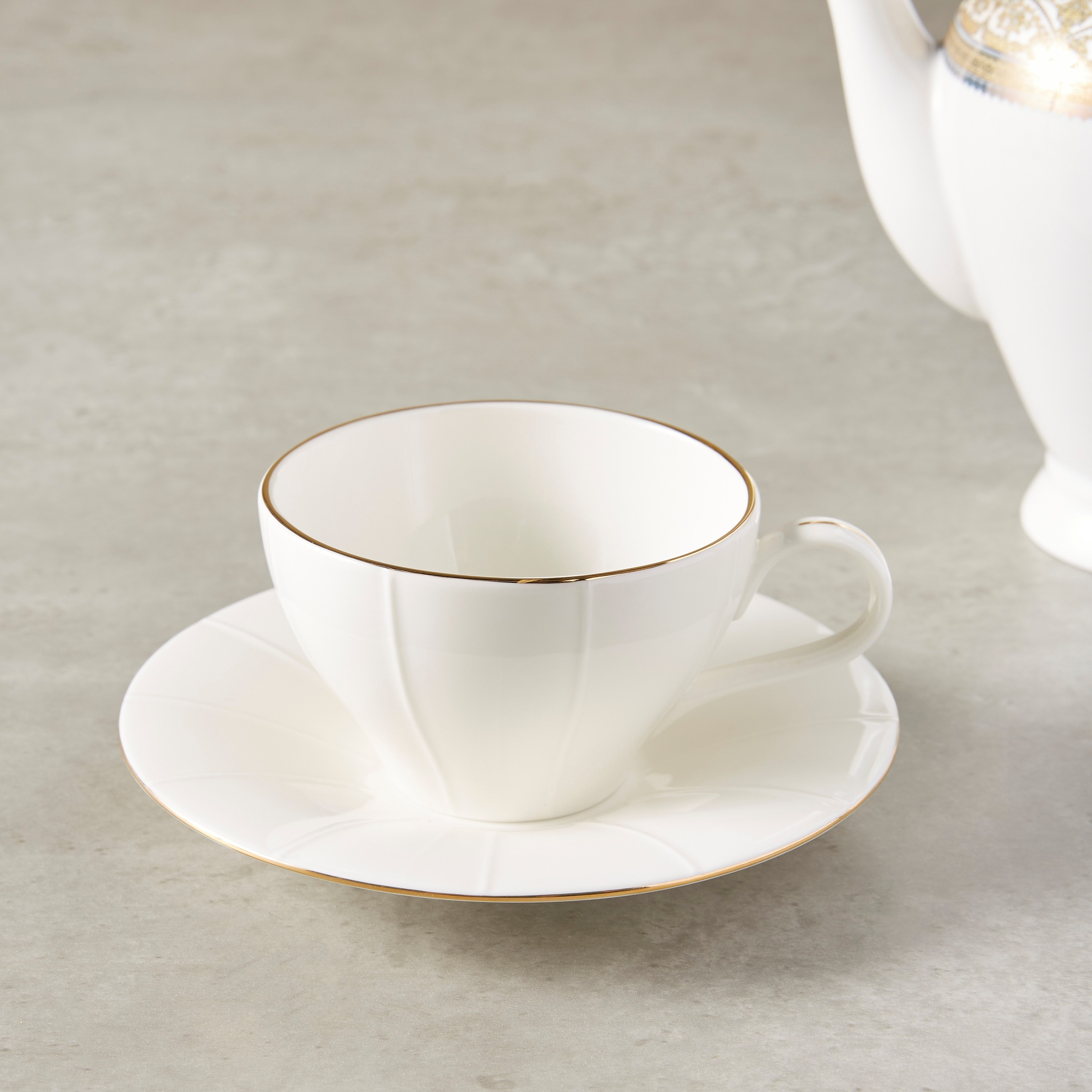 Gold Bliss Tea Cup and Saucer