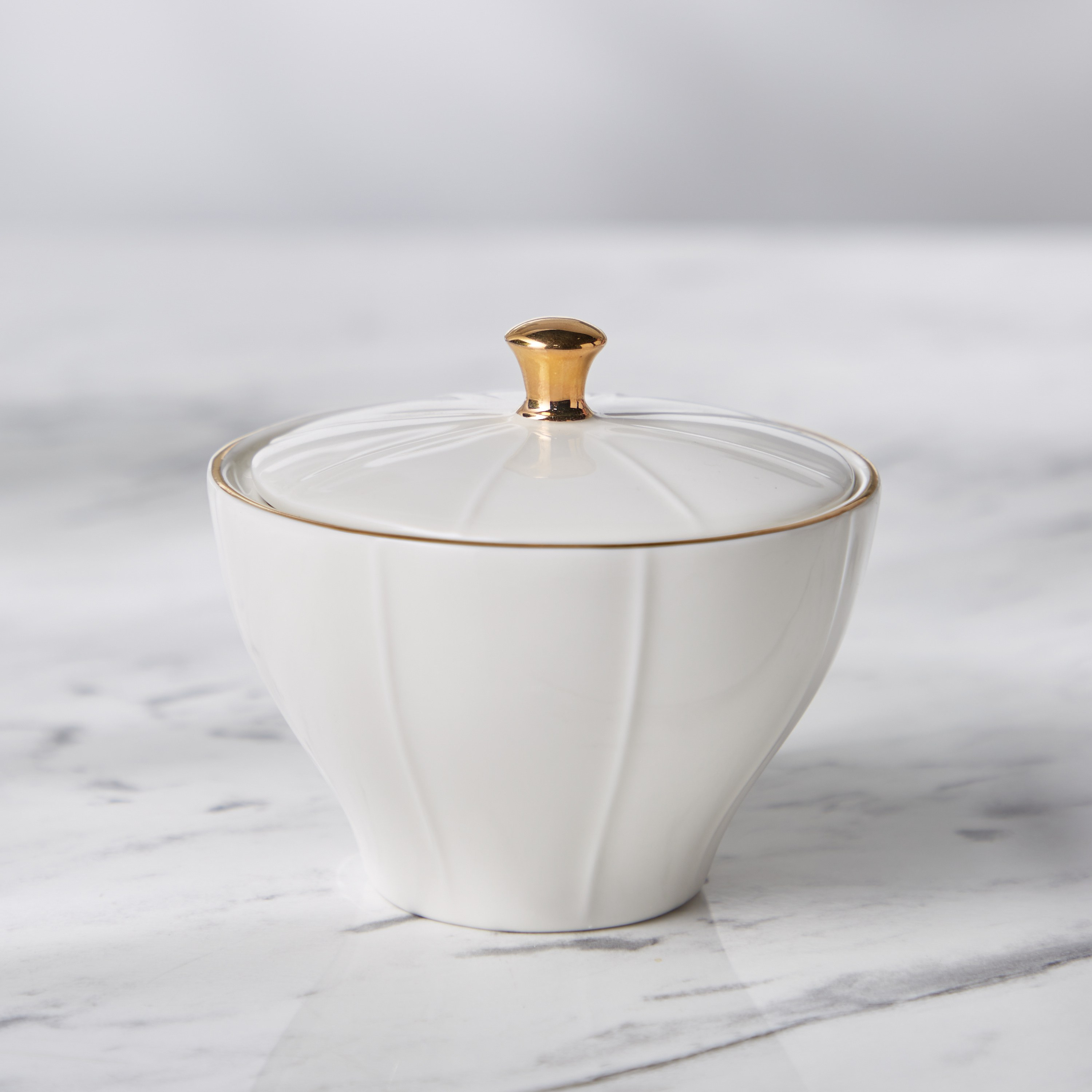 Gold Bliss Ceramic Sugar Pot