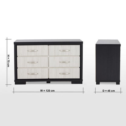 طاولة تزيين 6 أدراج - إليمنتس