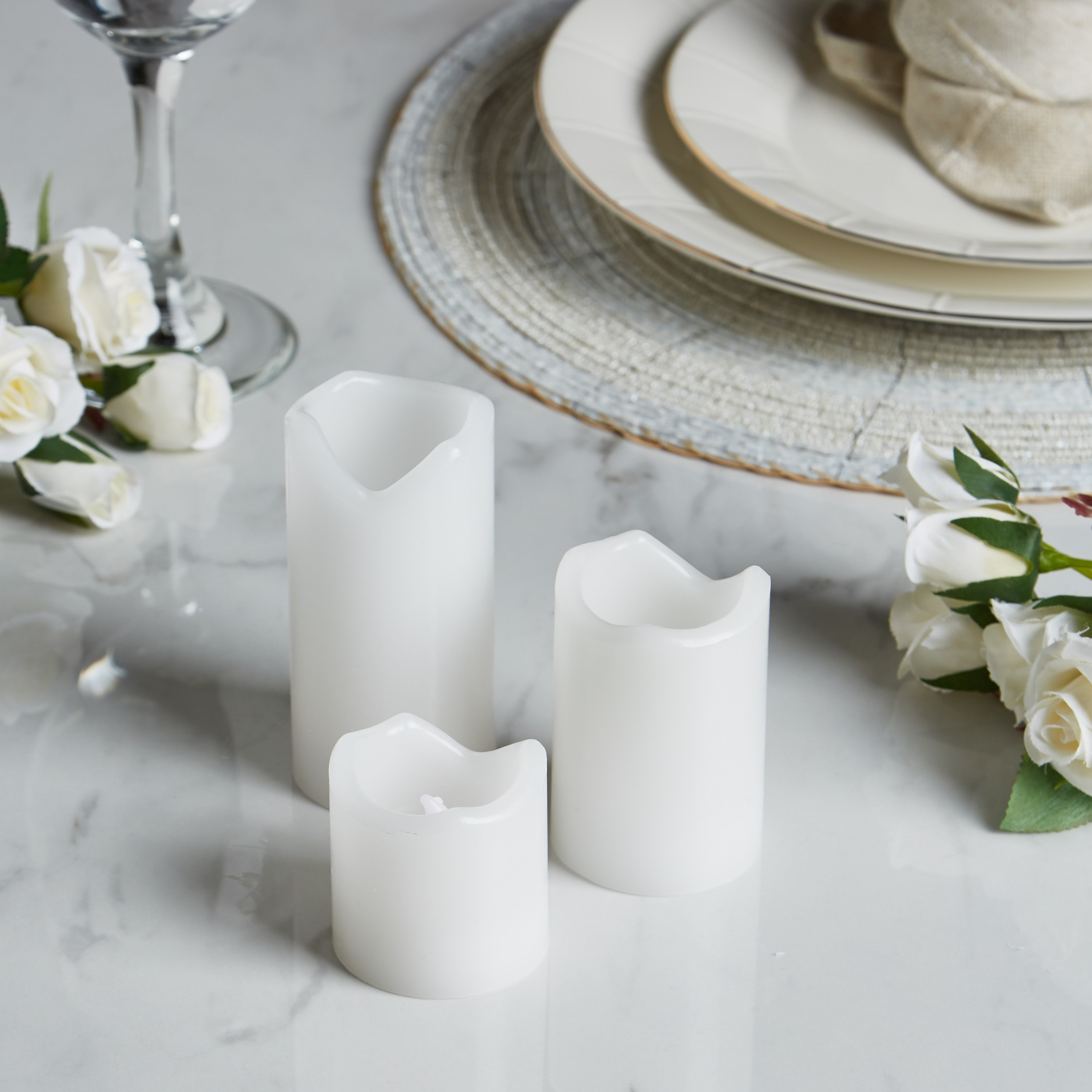 Marribel 3-Piece LED Flameless Candles Gift Set-household-giftingaccessories-giftings-image-1