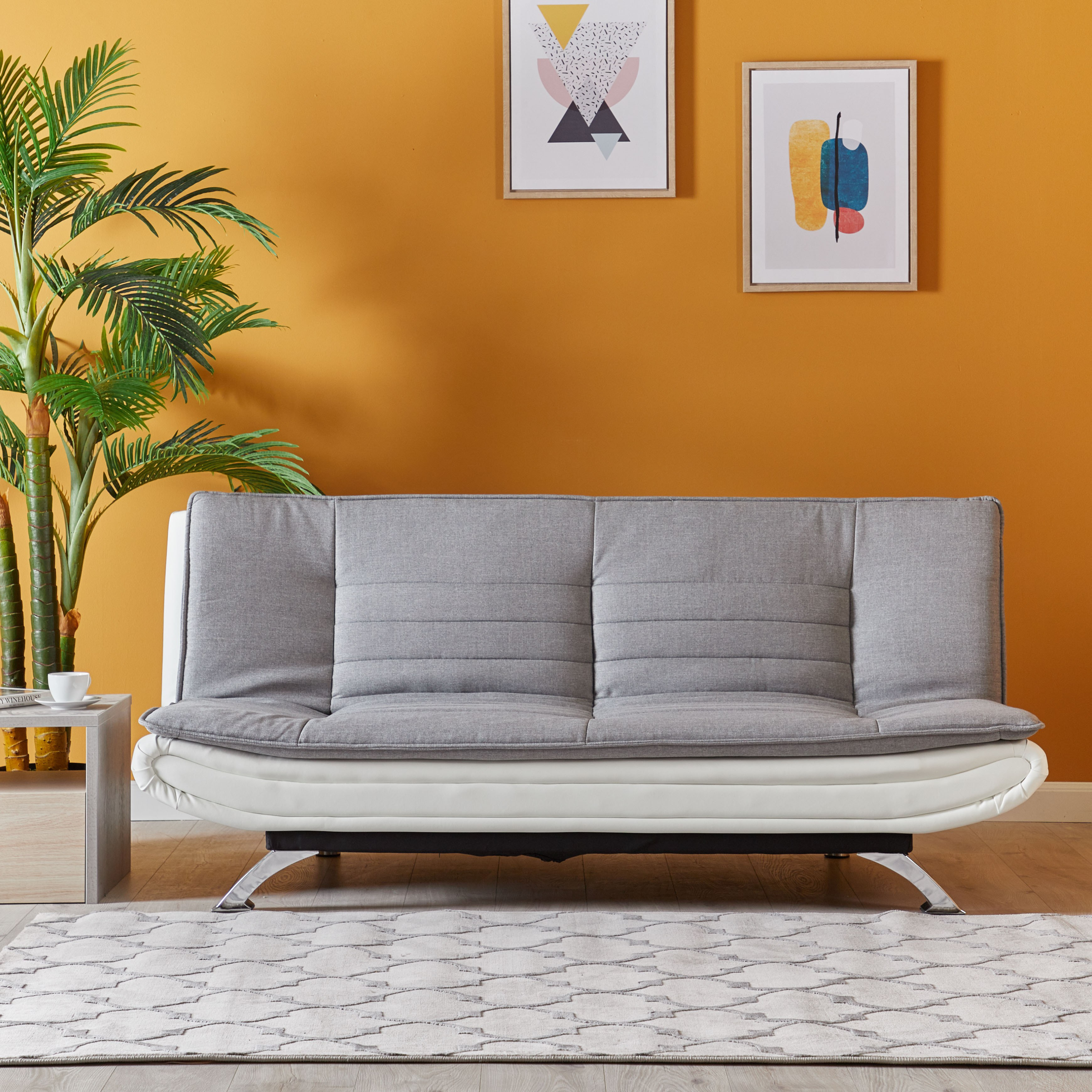 Shop Faith 3Seater Fabric Sofa Bed Online Home centre UAE