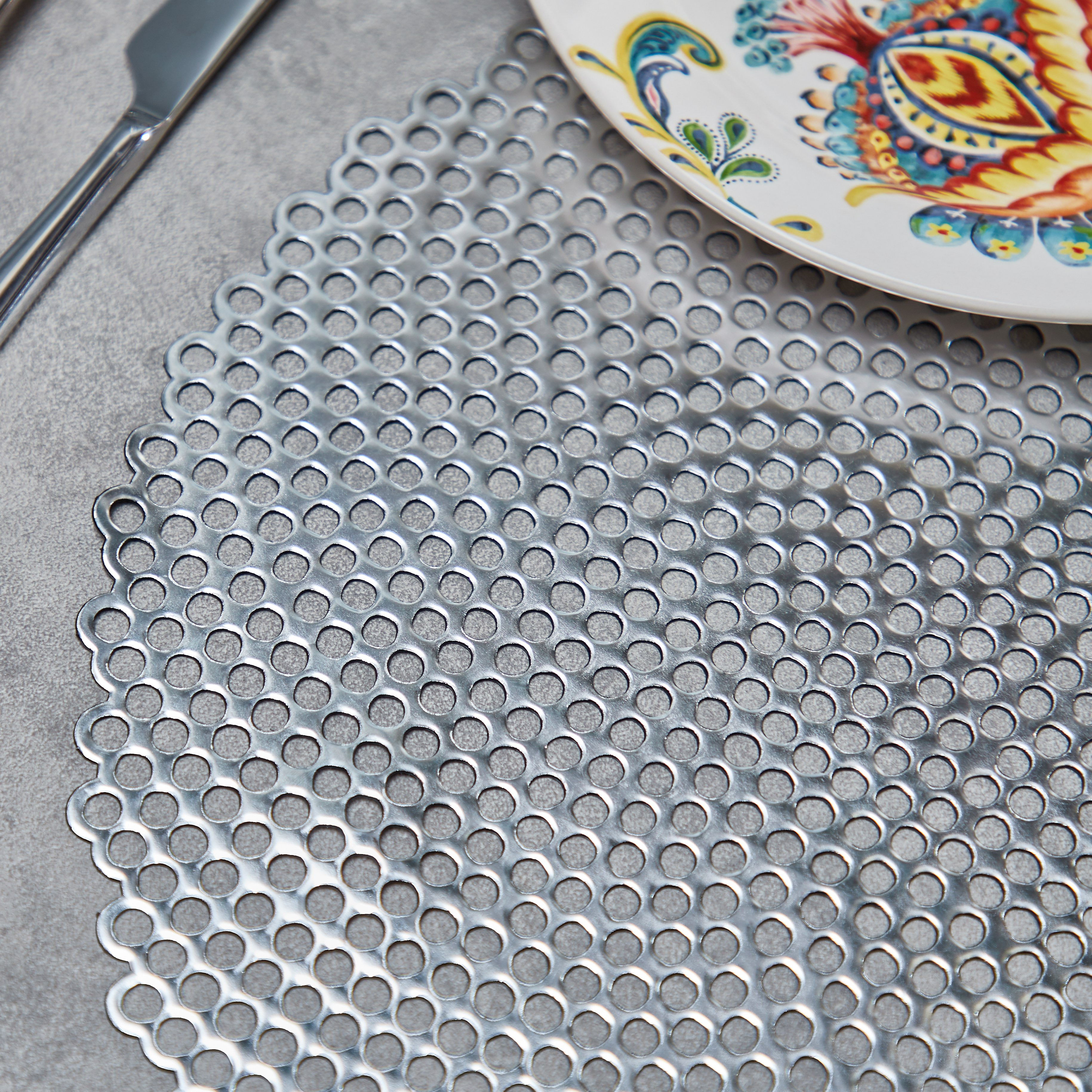 Oxford Round Placemat - 38 cms-household-dining-tablelinen-placemats-image-3
