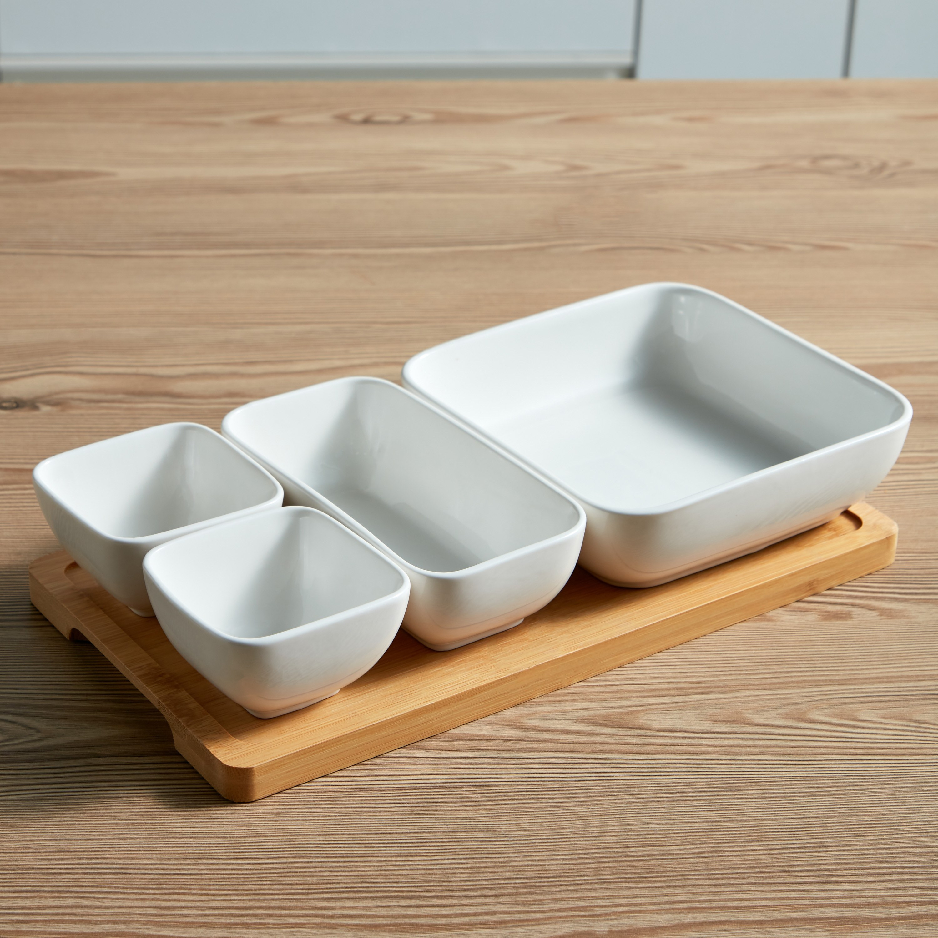 طبق صوص من ناتوريل - طقم من 5 قطع-household-dining-serveware-chipsanddip-image-1