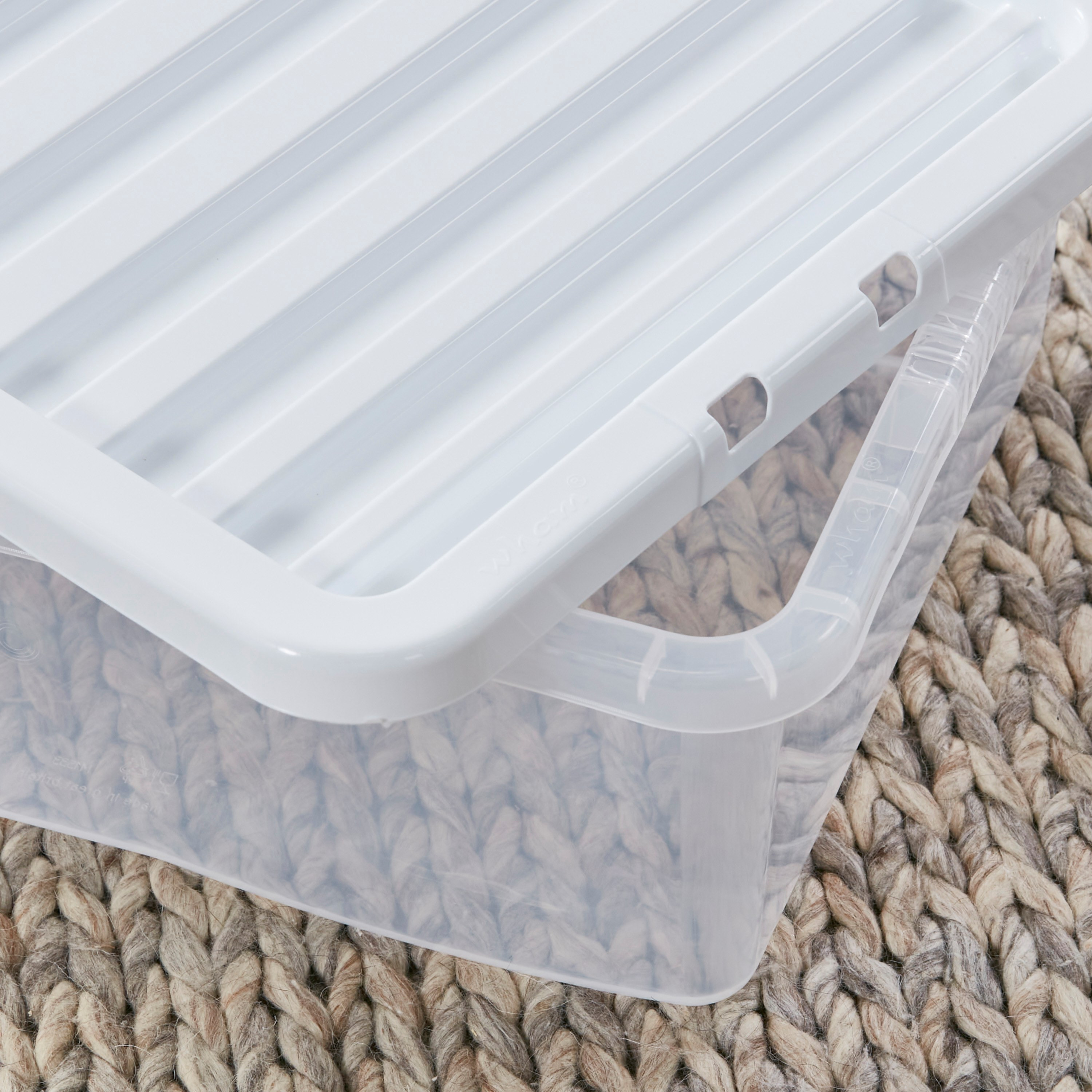 Crystal Underbed Box With Lid - 42 L-household-storage-storagesolutions-storageboxesandbaskets-image-4