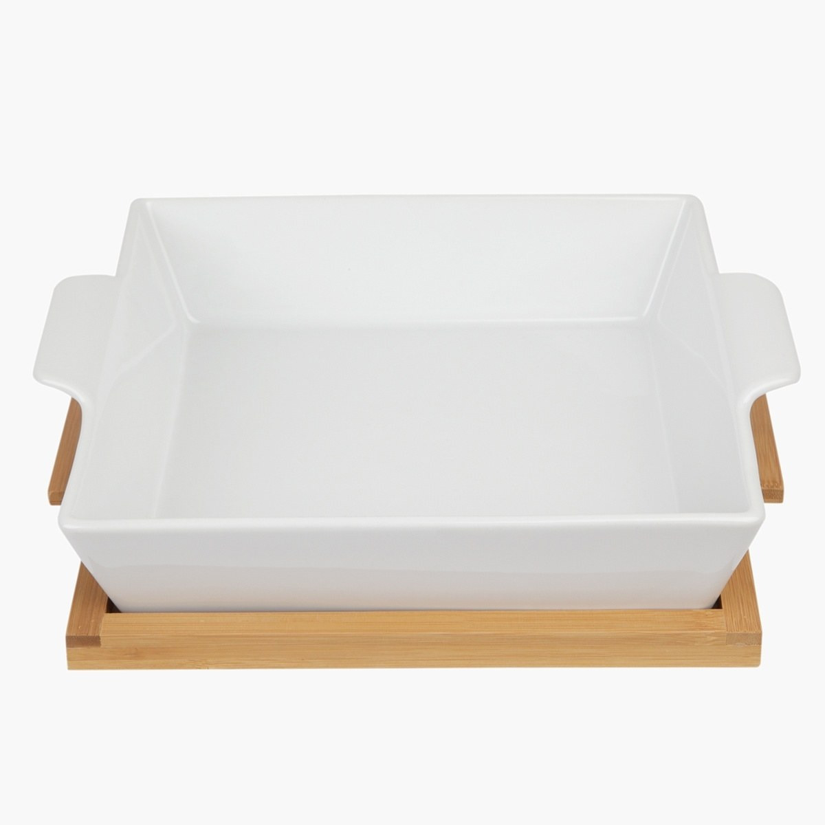 Naturelle 2-Piece Porcelain Bake and Serve Dish-household-kitchen-bakeware-bakingdishes-image-1