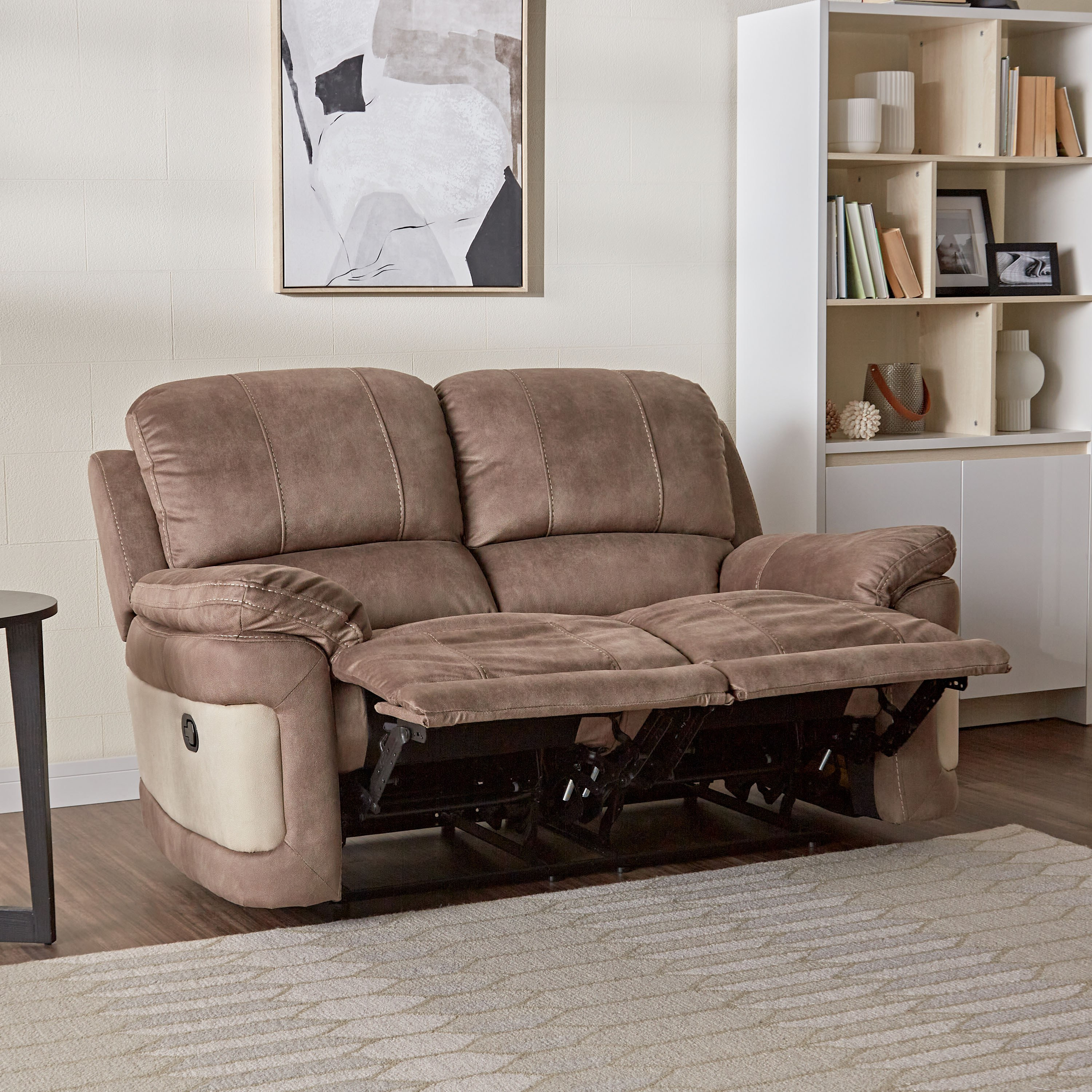 Shop Dawson 2 Seater Fabric Recliner Online Home Centre UAE