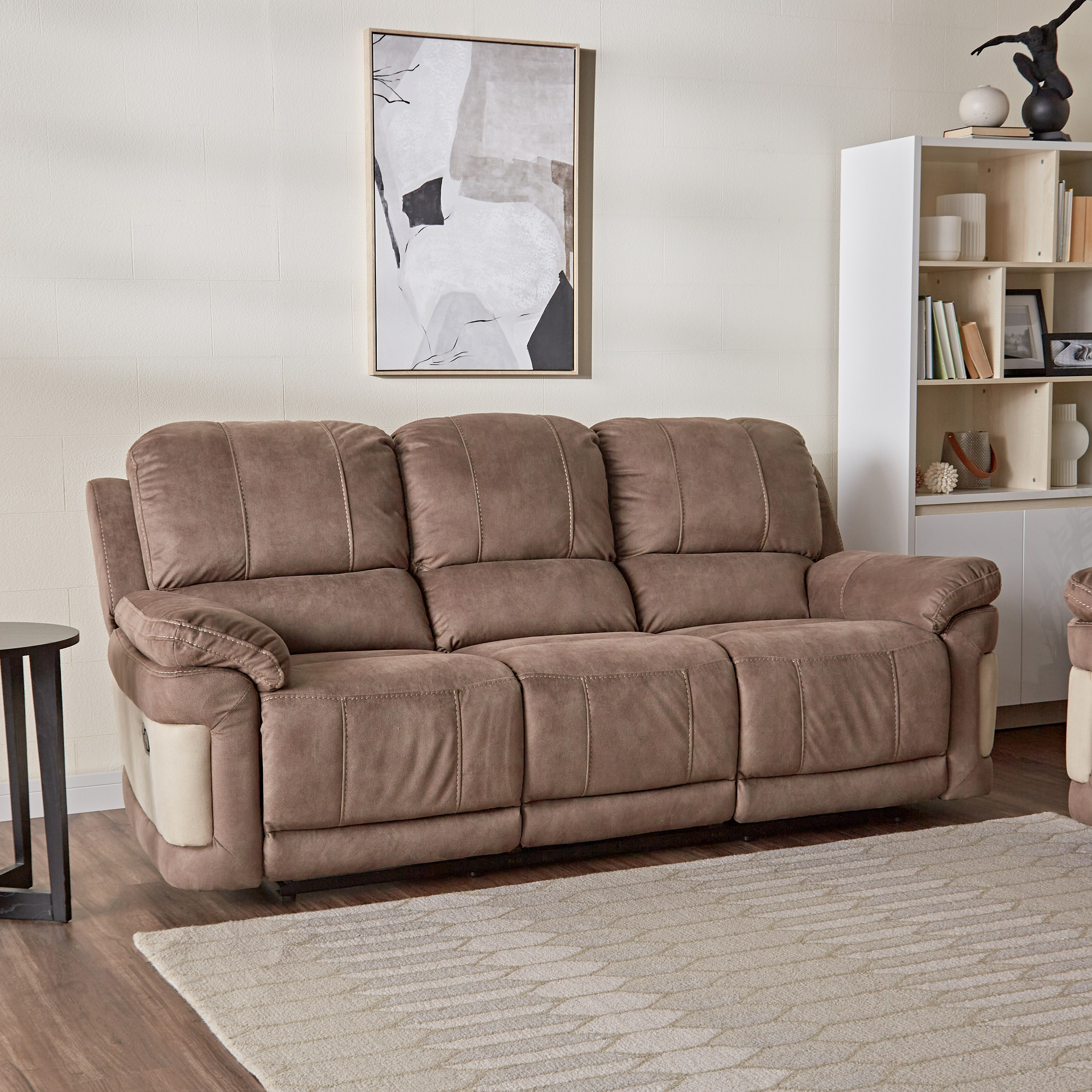 Home center outlet recliner sofa