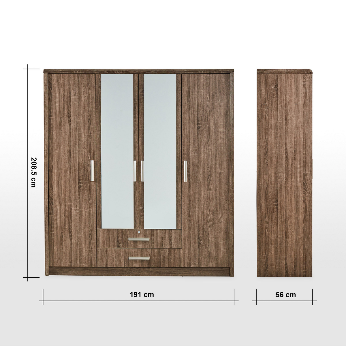 خزانة ملابس 4 أبواب - ساترن 18 | خزانة ملابس 4 أبواب - ساترن