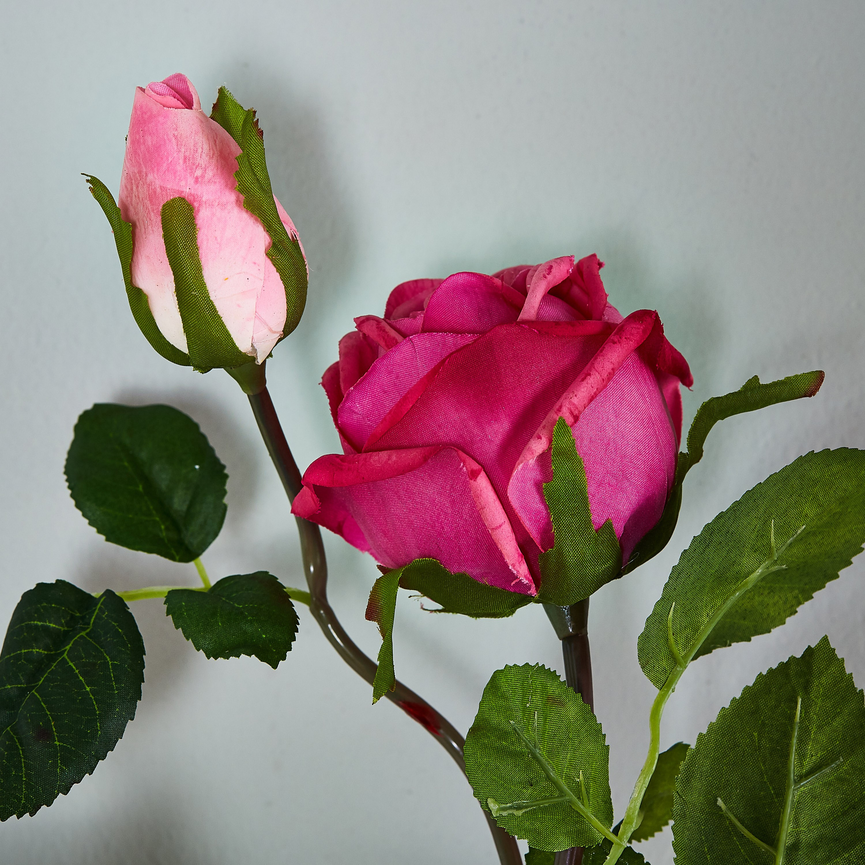 Real Touch Rose Spray - 89 cm-household-gardenandoutdoor-artificialflowersandplants-stems-image-2