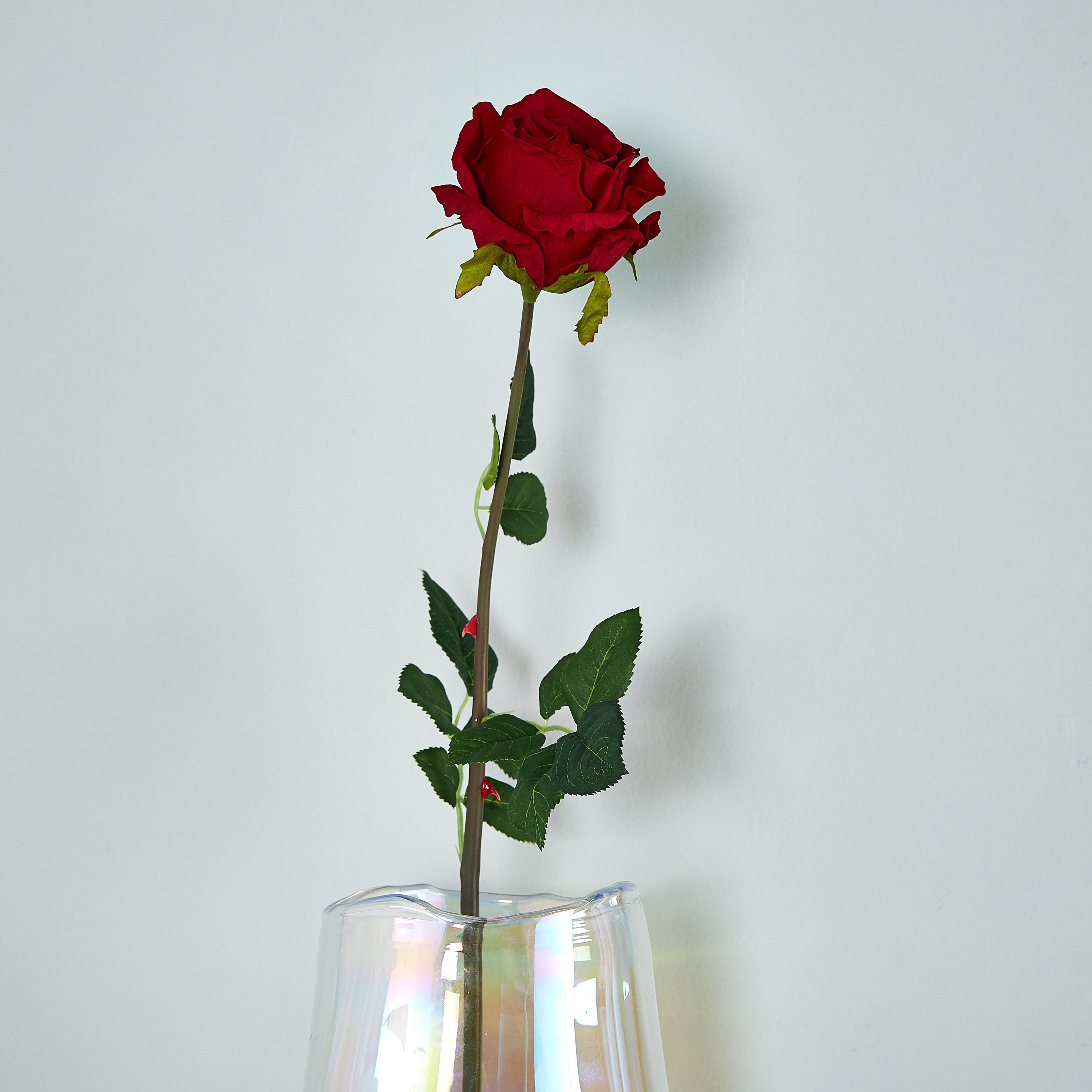 Real Touch Rose Stem - 71 cm-household-gardenandoutdoor-artificialflowersandplants-flowers-image-1