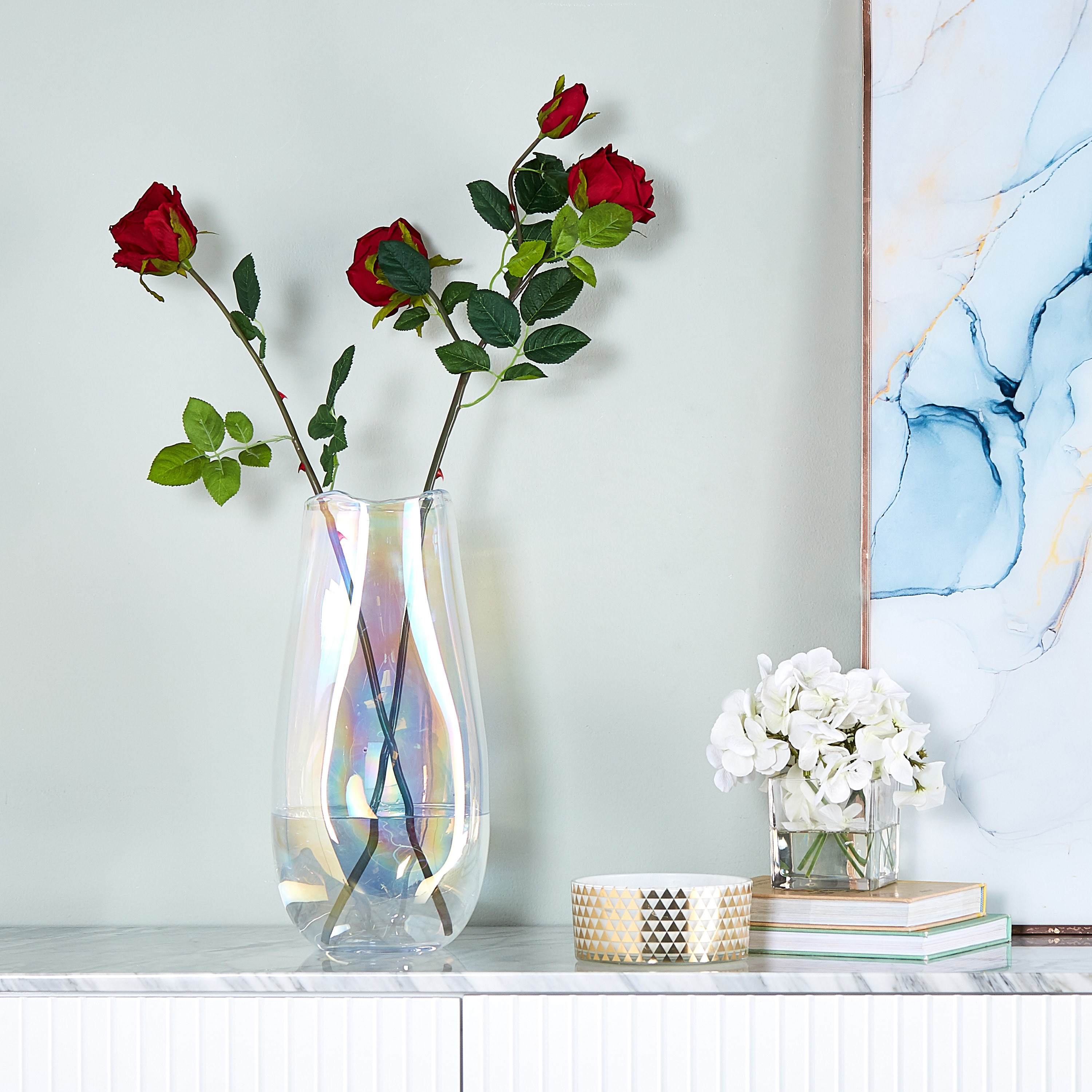 Real Touch Rose Stem - 71 cm-household-gardenandoutdoor-artificialflowersandplants-flowers-image-3