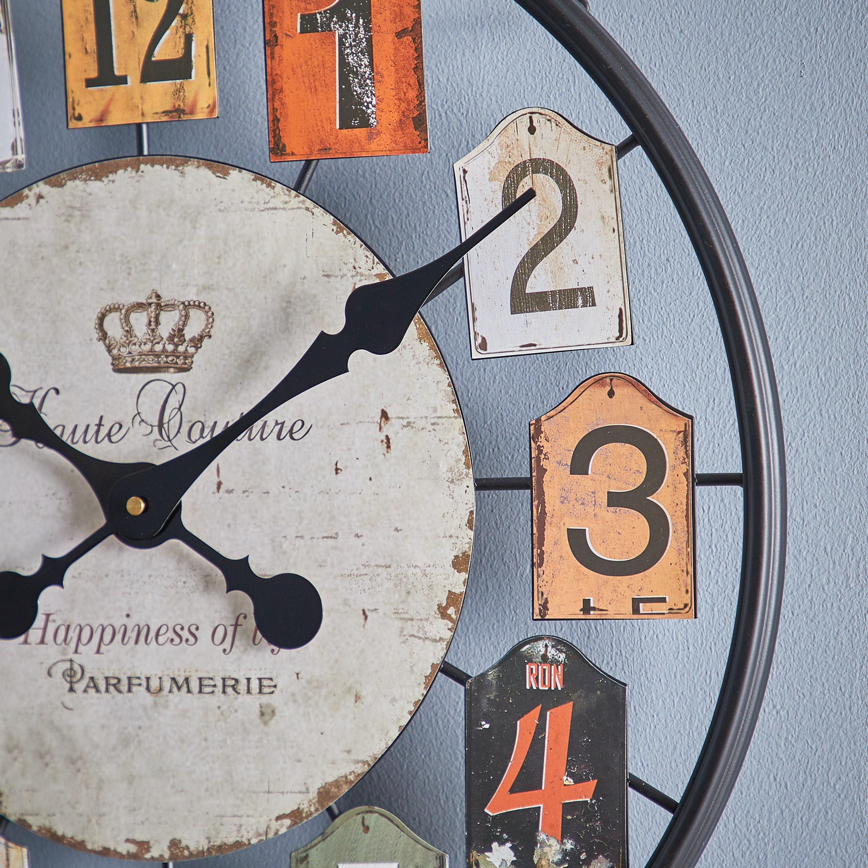 Haute Antique Round Wall Clock - 51 cm-household-walldecorandmirrors-clocks-image-3