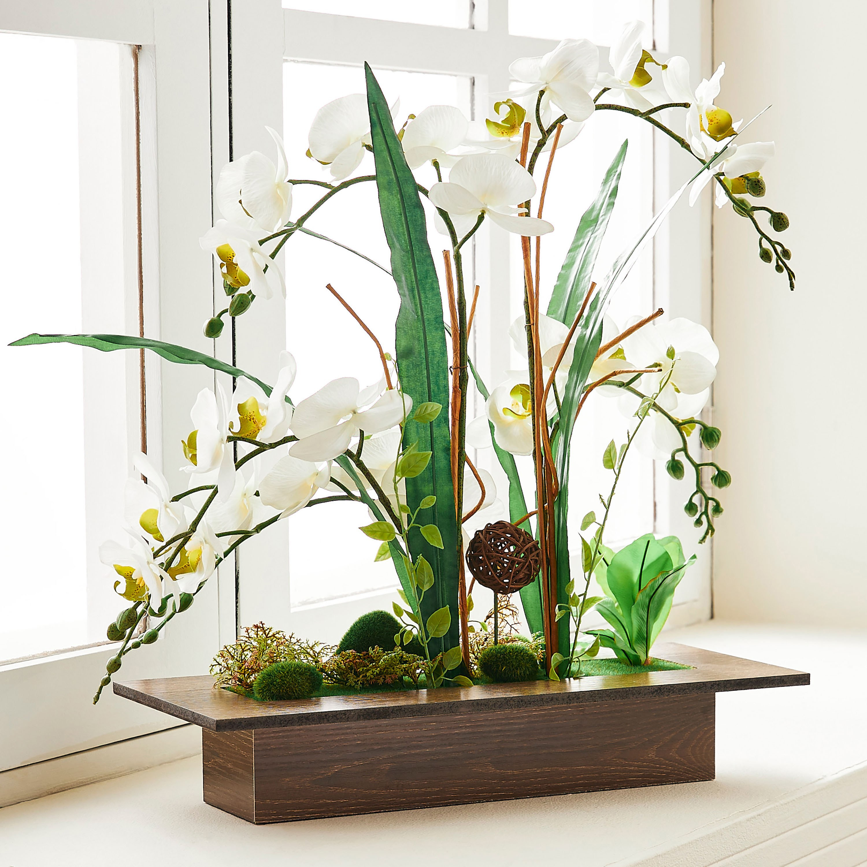 Orchid in Pot -household-gardenandoutdoor-artificialflowersandplants-flowers-image-1