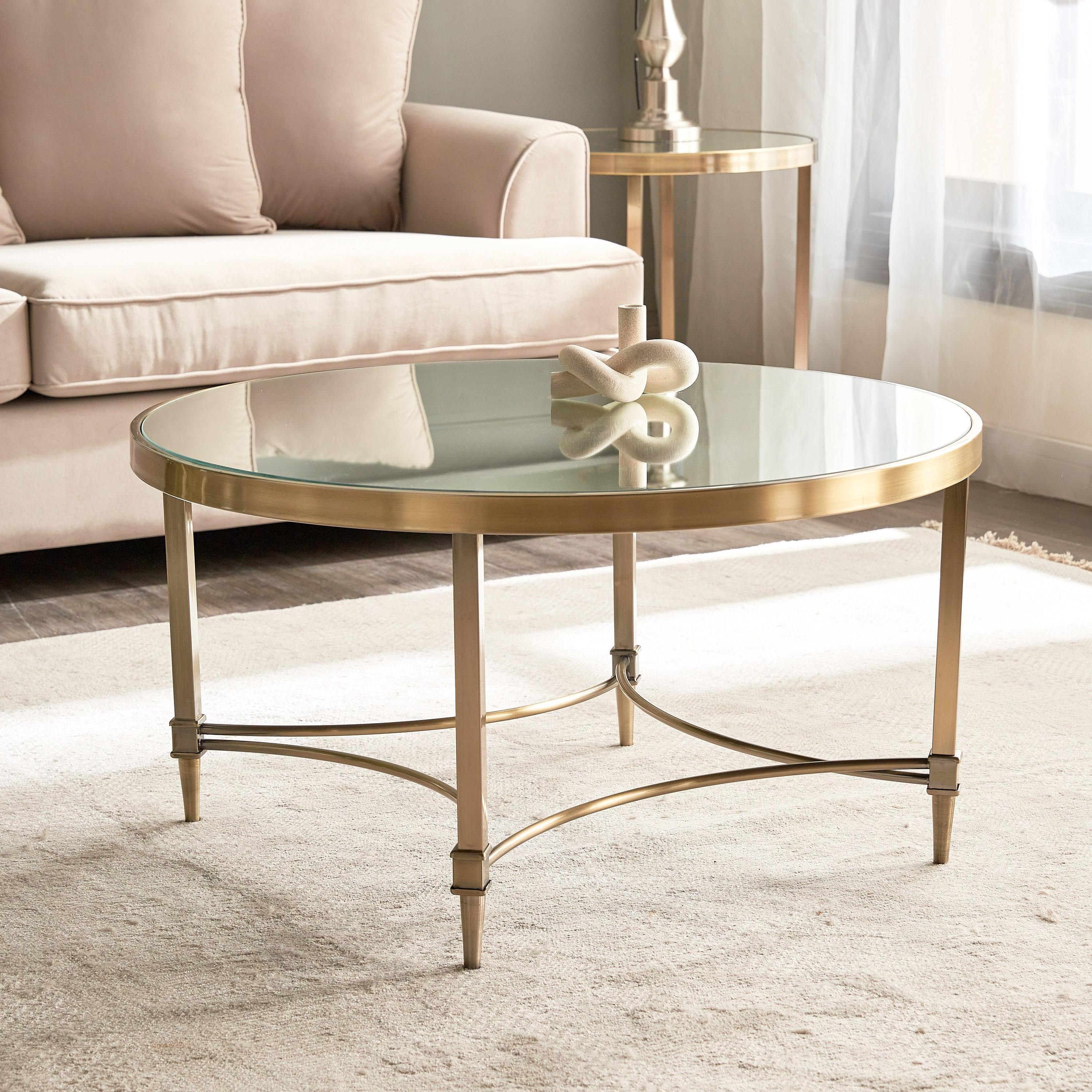 Veneto Mirror Top Coffee Table