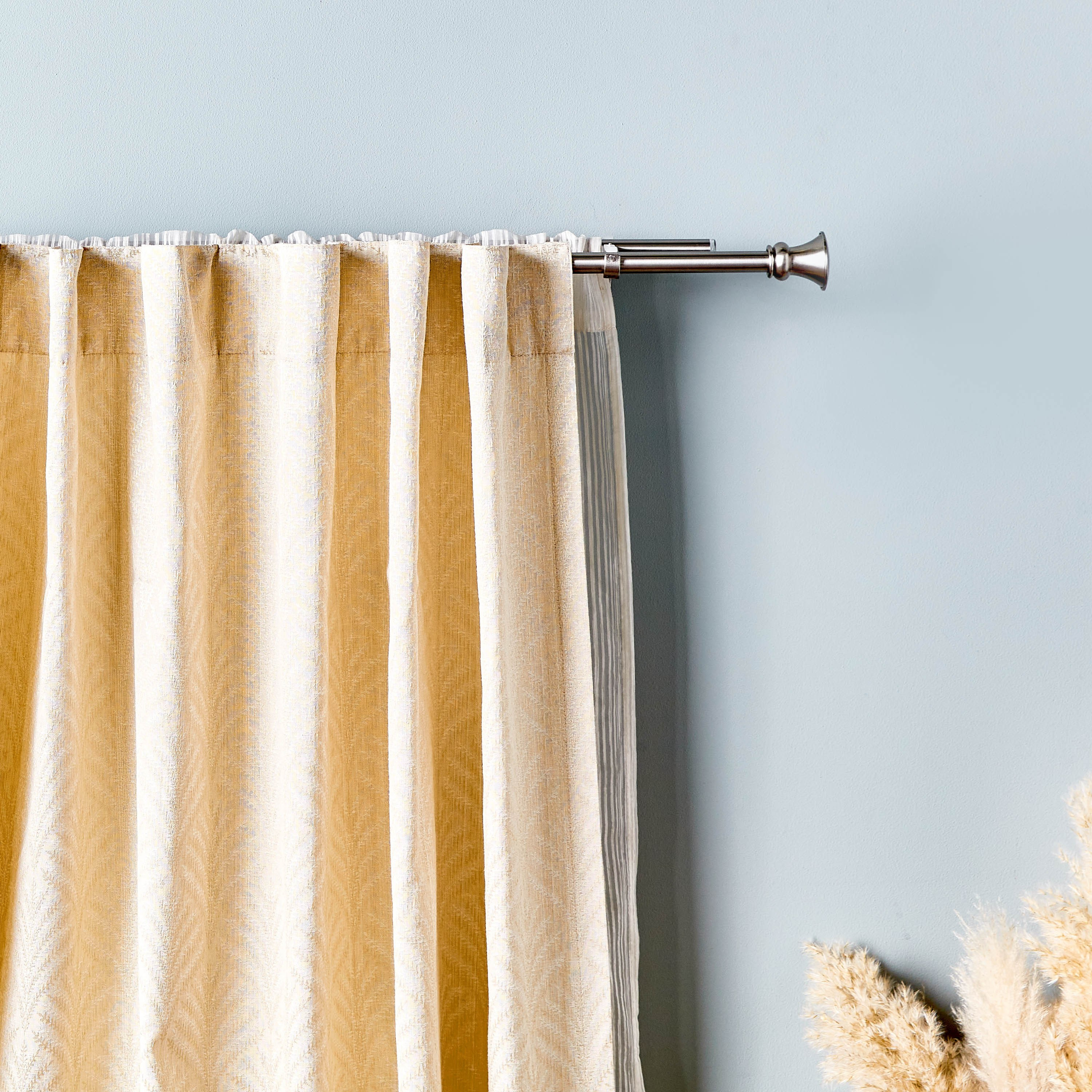 Egyptian Double Extendable Curtain Rod - 110-270 cm-household-windows-curtainrodsandaccessories-curtainrods-image-3