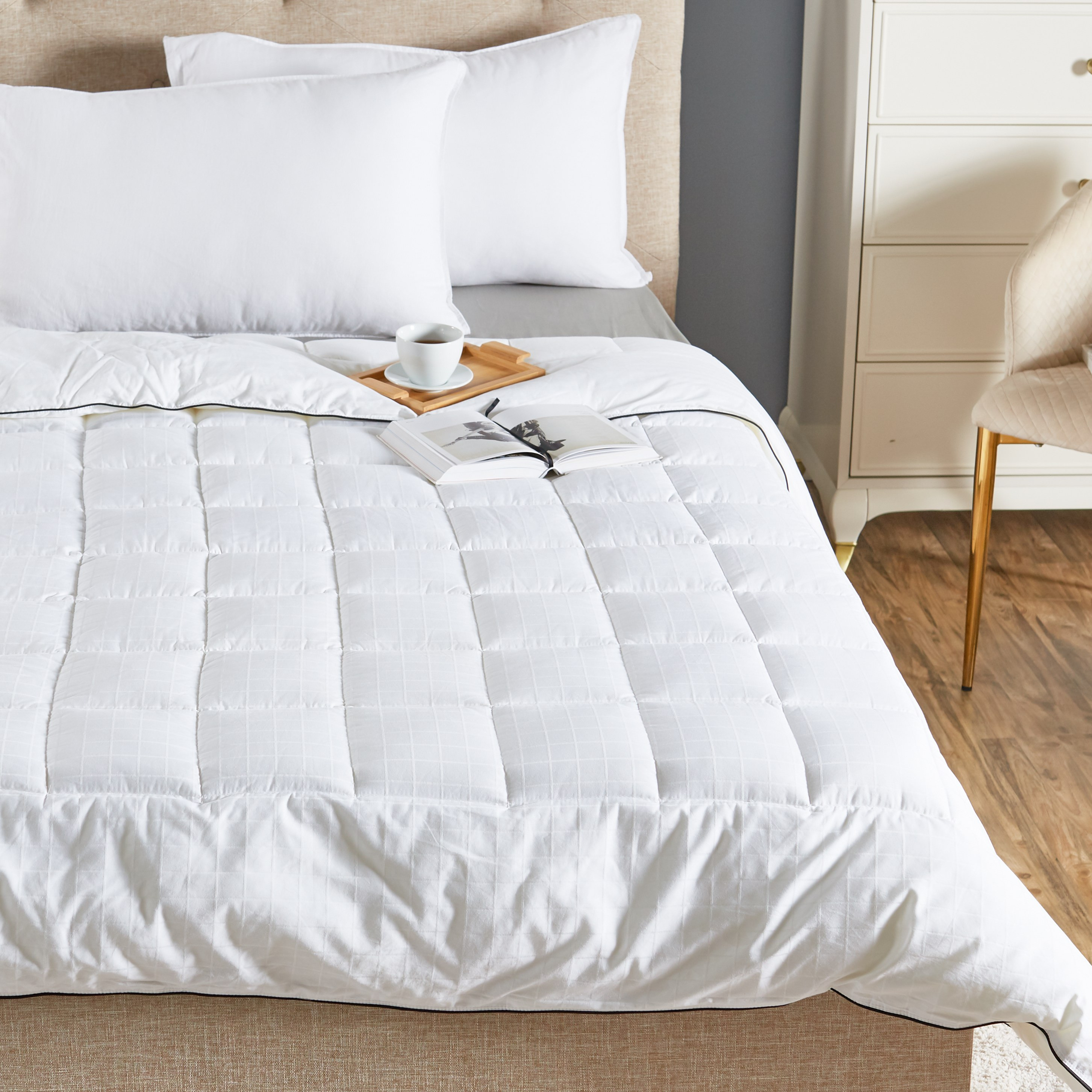 Active Anti-Allergy Hollow Fiber Mid Warm Full Duvet - 160x200 cm-household-bedding-duvetandcovers-duvets-image-2