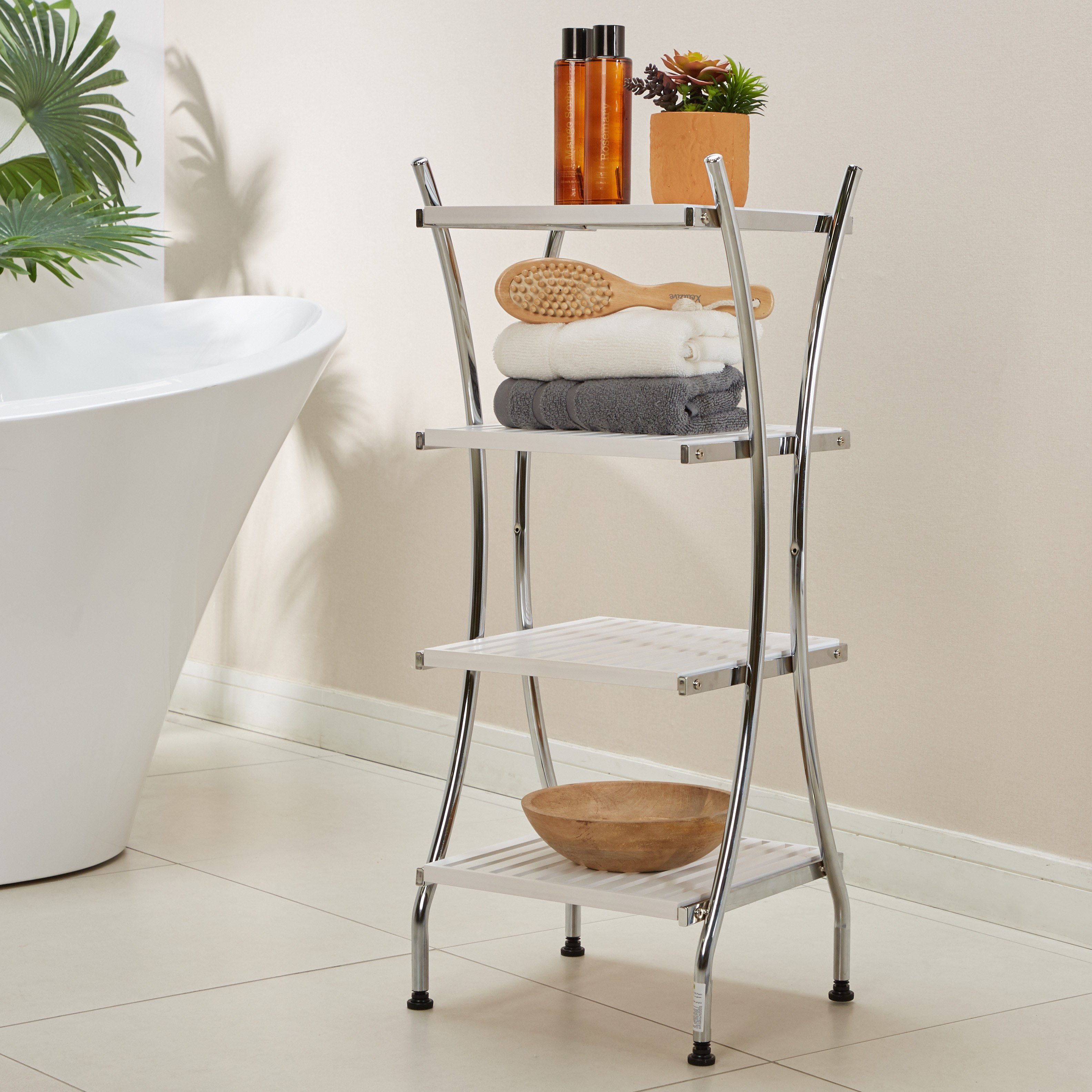 Gio 4 Tier Towel Stand