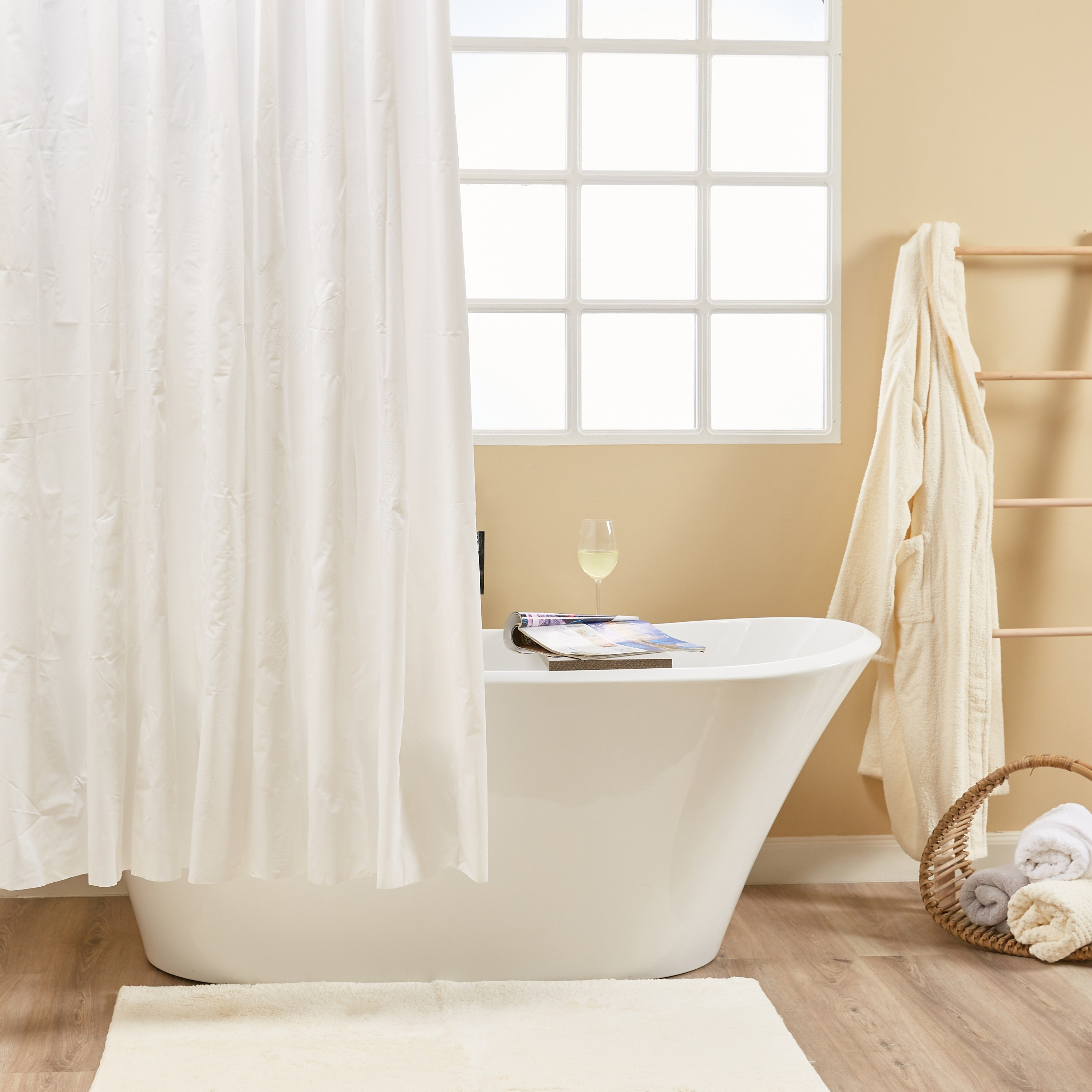 Kelly Shower Curtain - 240x180 cm-household-bathandlaundry-shower-showercurtainandliners-image-4