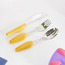 Happy Faces 3-Piece Cutlery Set-babyandkids-schoolessentials-tableware-image-1