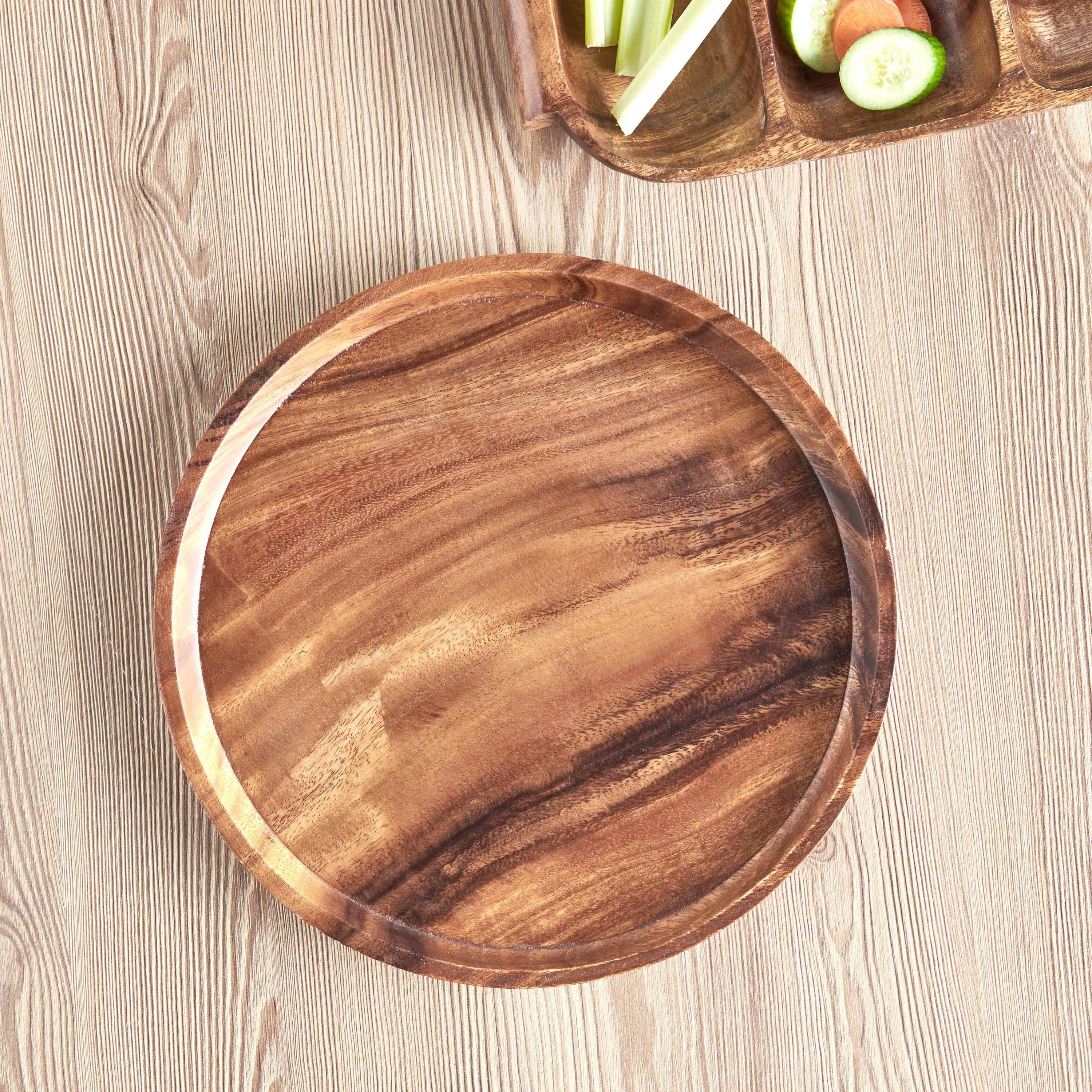 صينية مستديرة من أكاسيا-household-dining-serveware-servingtrays-image-2