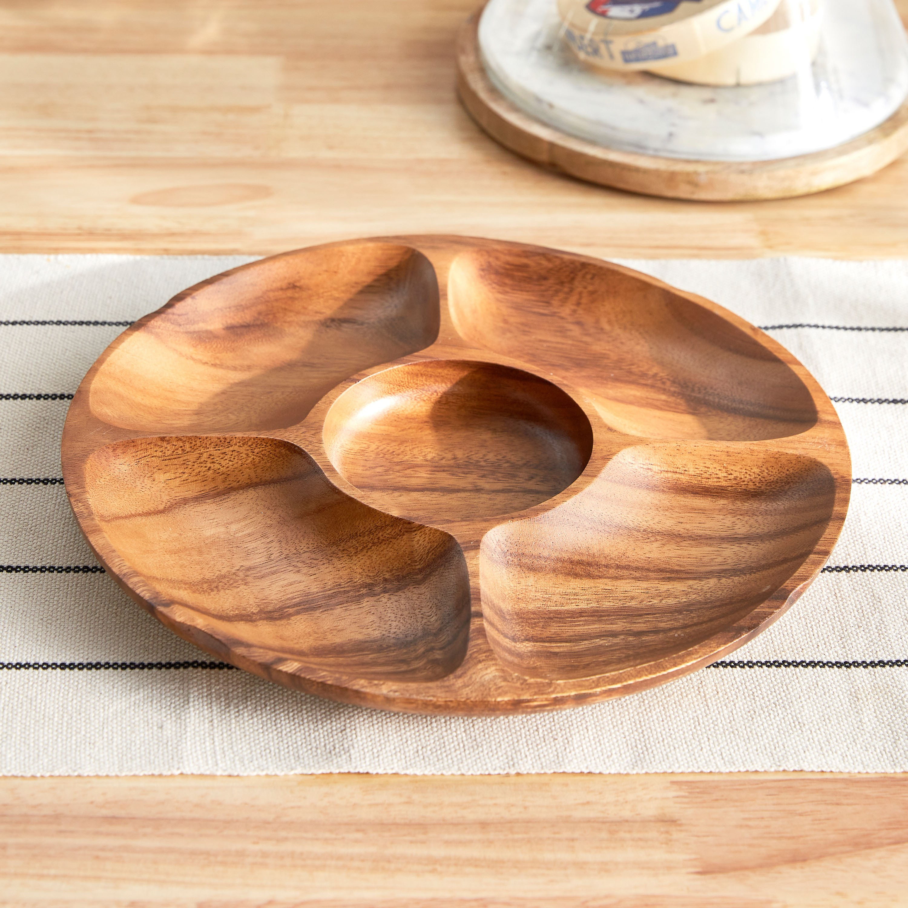 Acacia Wooden Serving Platter-household-dining-serveware-chipsanddip-image-1