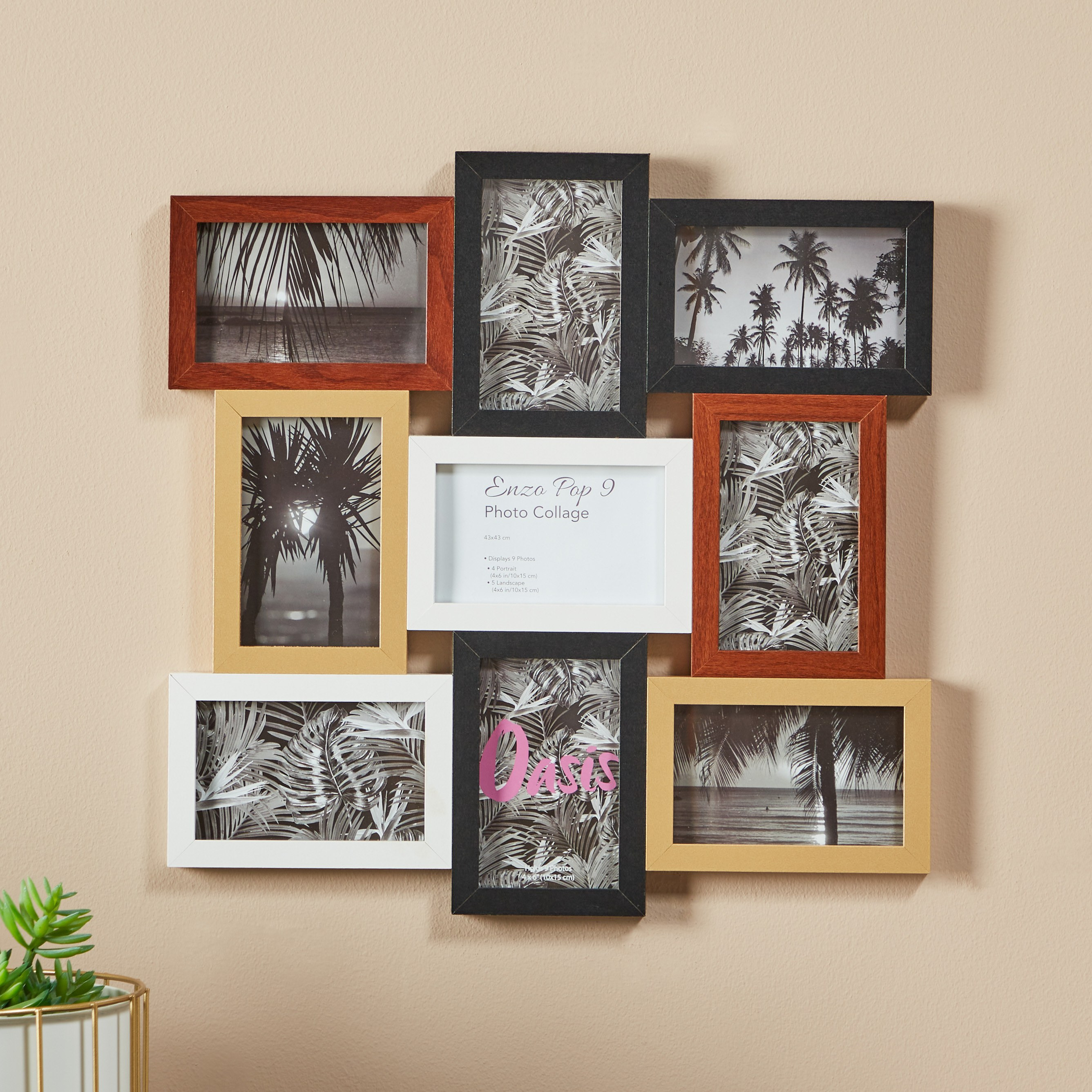 Shop Enzo 9-Photo Collage Frame | Home Centre Kuwait