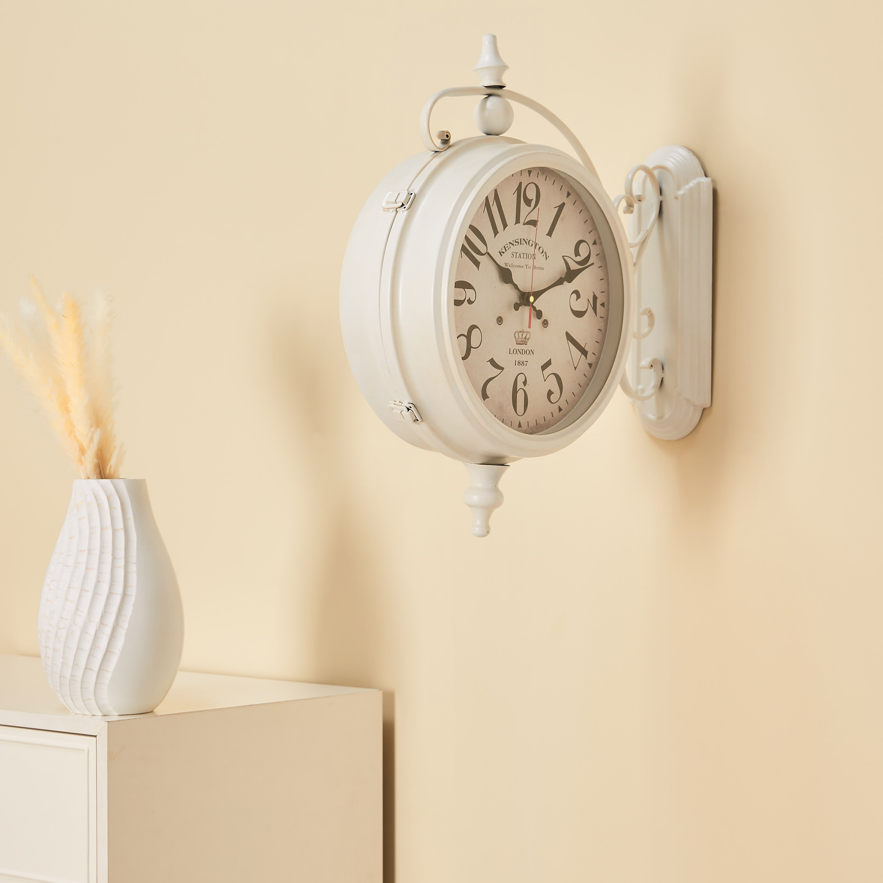 ساعة حائط بِوجهين - كنز-household-walldecorandmirrors-clocks-image-1