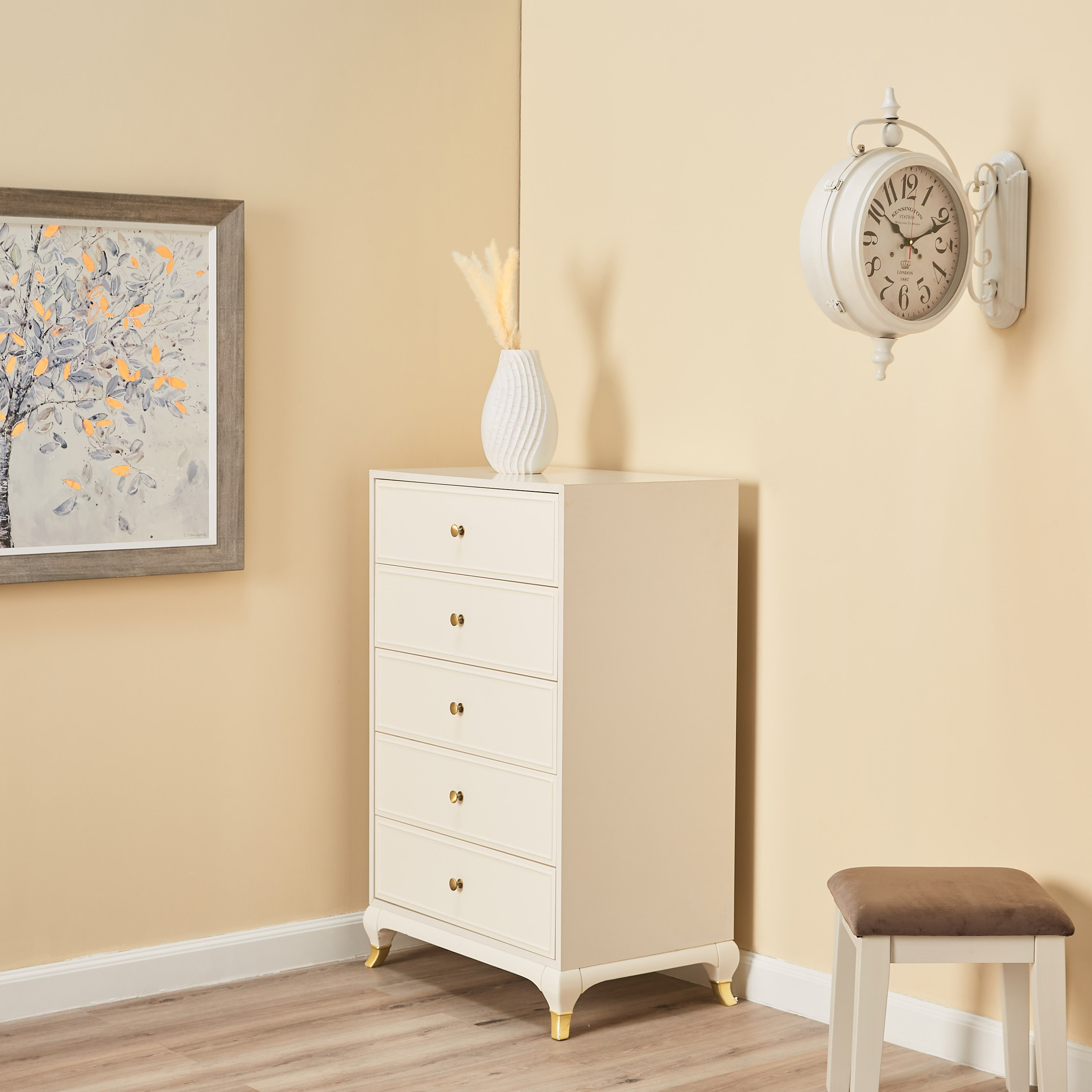 ساعة حائط بِوجهين - كنز-household-walldecorandmirrors-clocks-image-4
