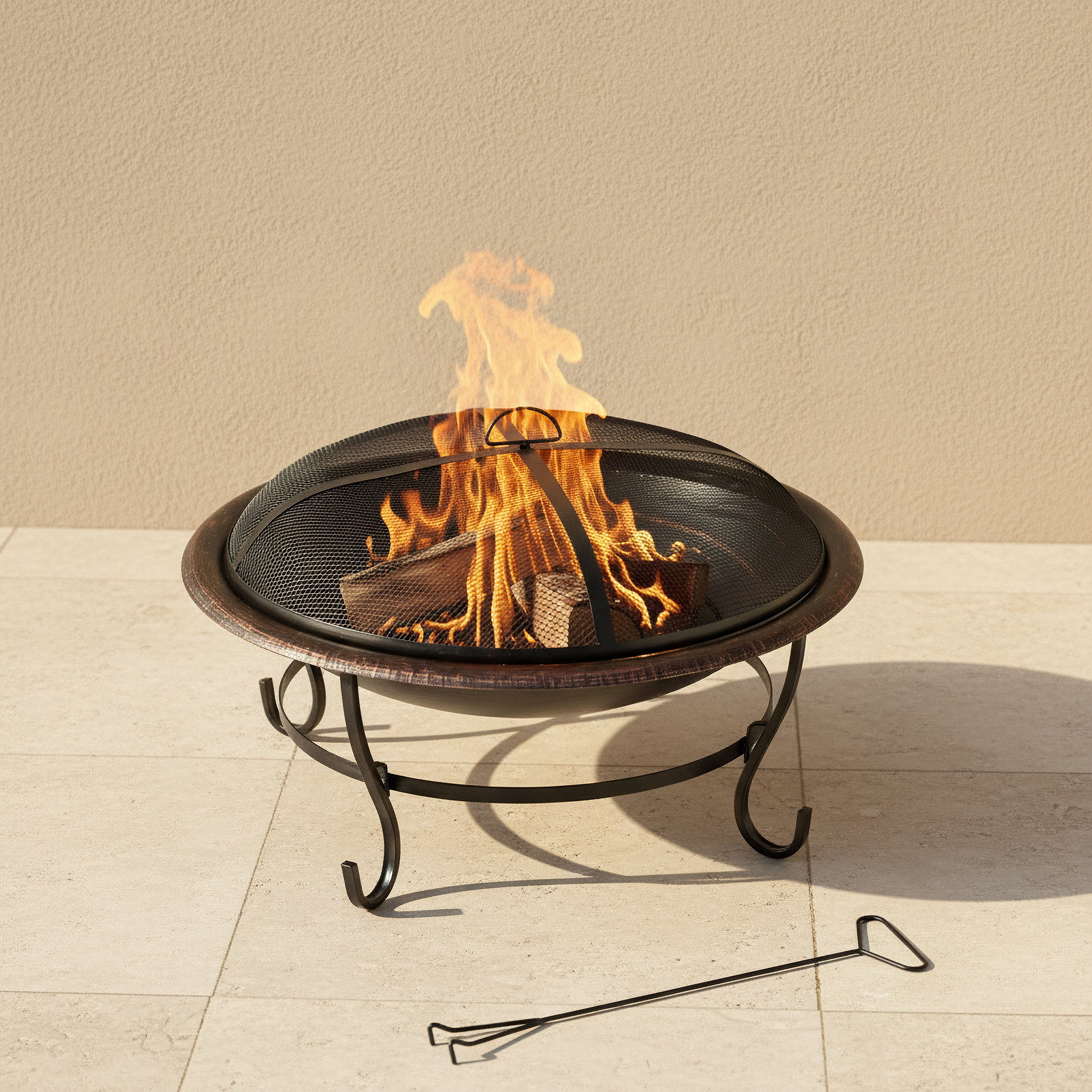 Bestla Metal Firepit - 74cm-household-gardenandoutdoor-outdoor-image-1