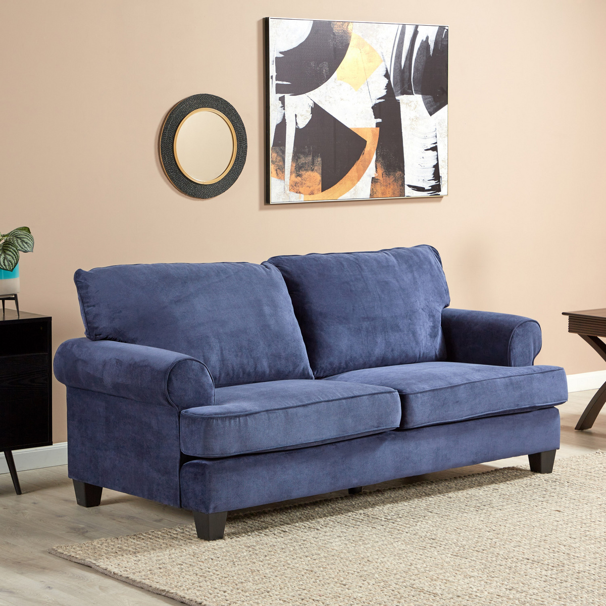 كنب ثلاثي قماش بتصيمم بروك 6 | كنب ثلاثي قماش بتصيمم بروك