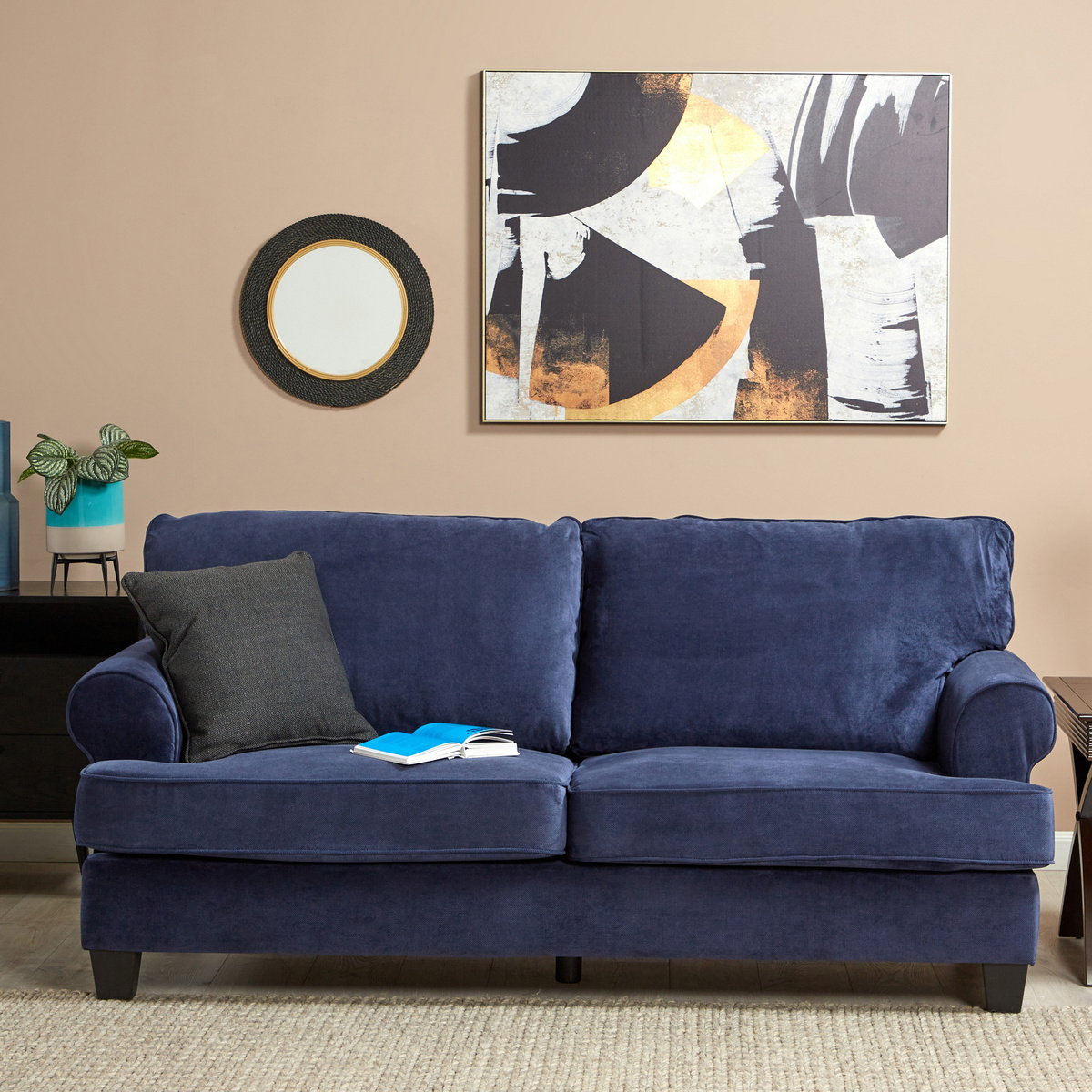 كنب ثلاثي قماش بتصيمم بروك 7 | كنب ثلاثي قماش بتصيمم بروك