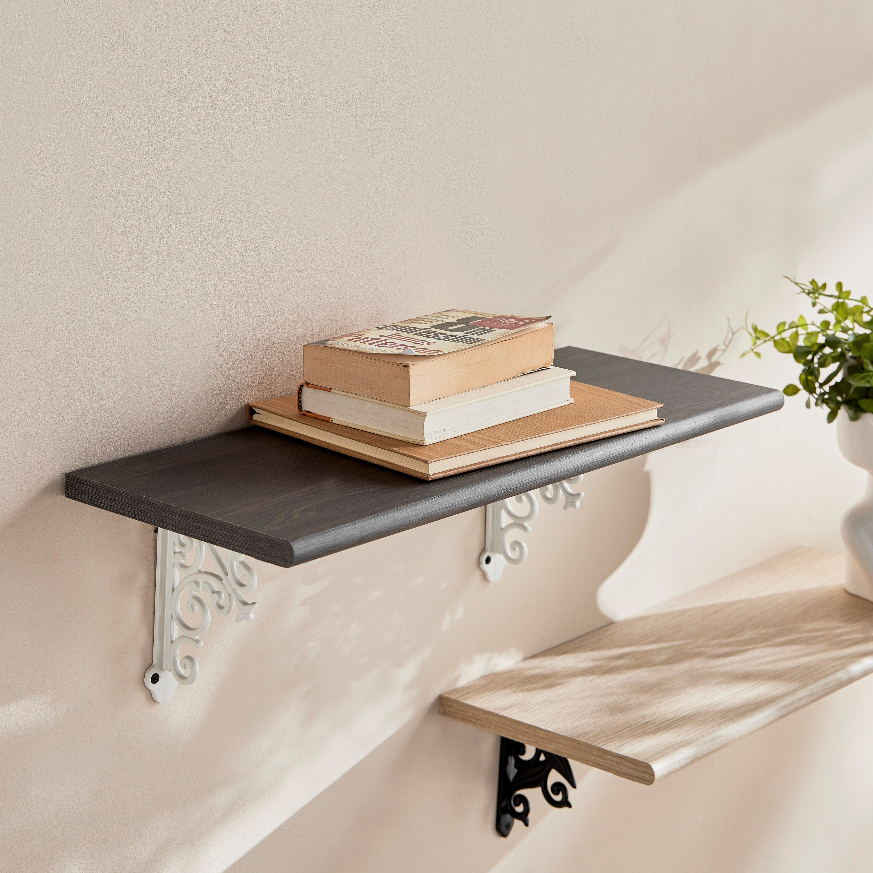 Textured Wall Shelf-furniture-livingroom-wallshelves-image-1