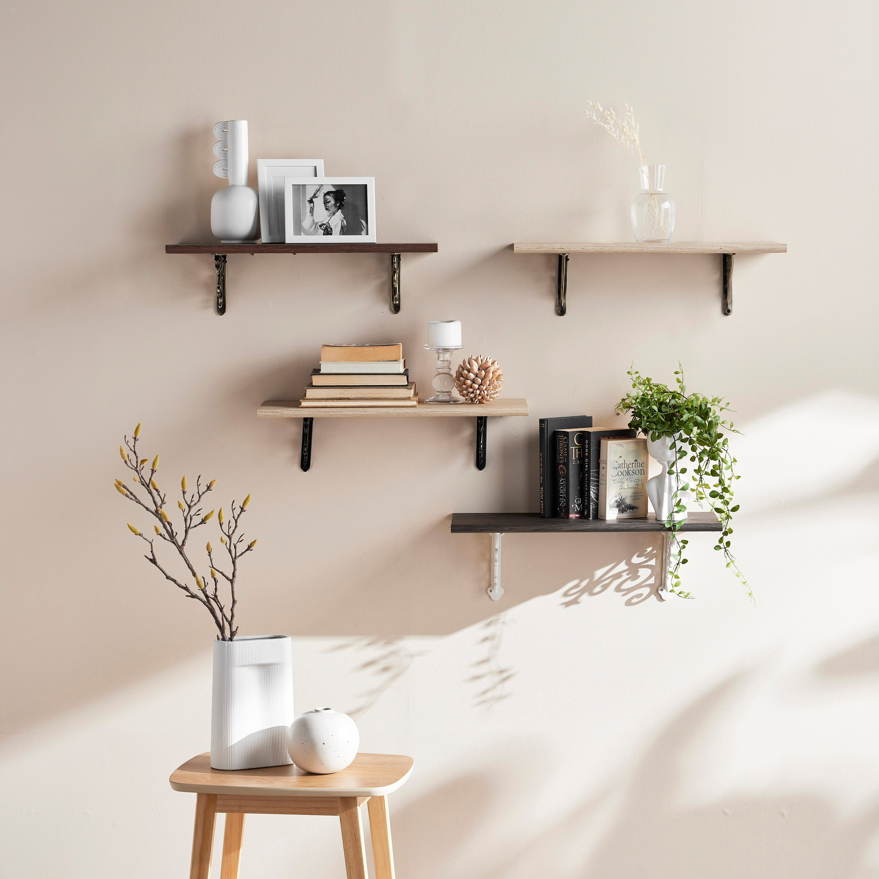Textured Wall Shelf-furniture-livingroom-wallshelves-image-4
