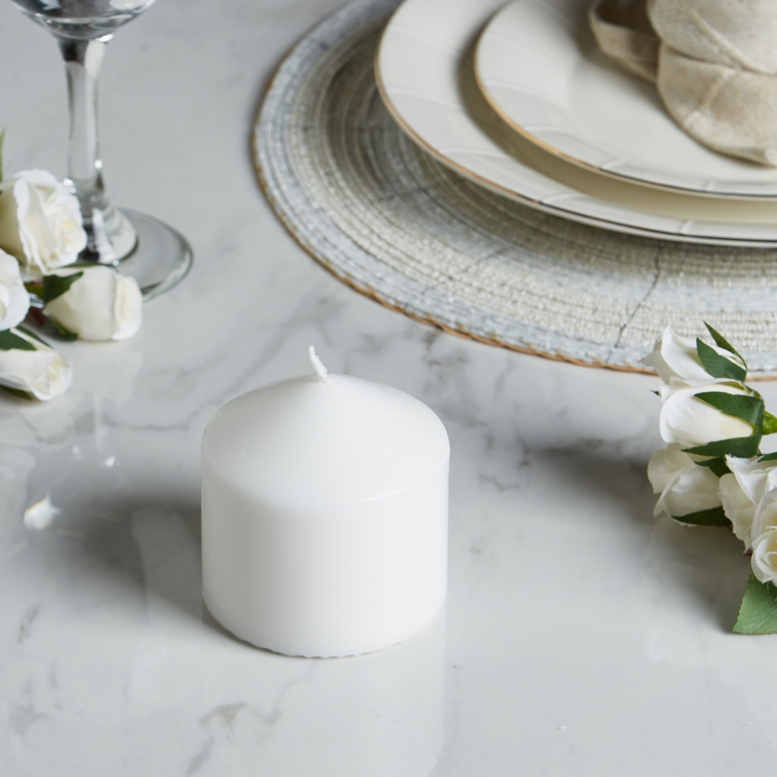 Essentials Unscented Pillar Candle-household-homefragrance-candles-image-1