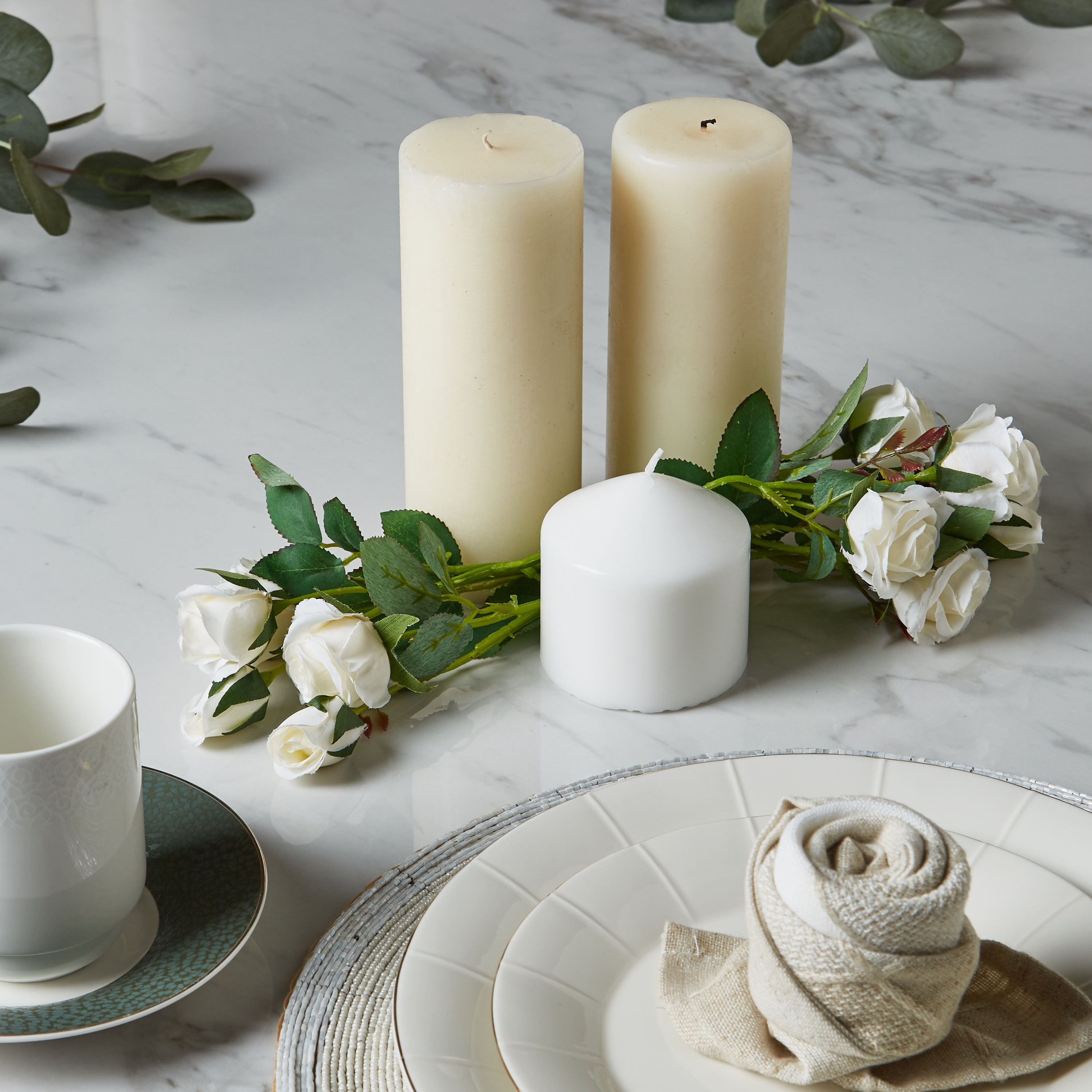 Essentials Unscented Pillar Candle-household-homefragrance-candles-image-3