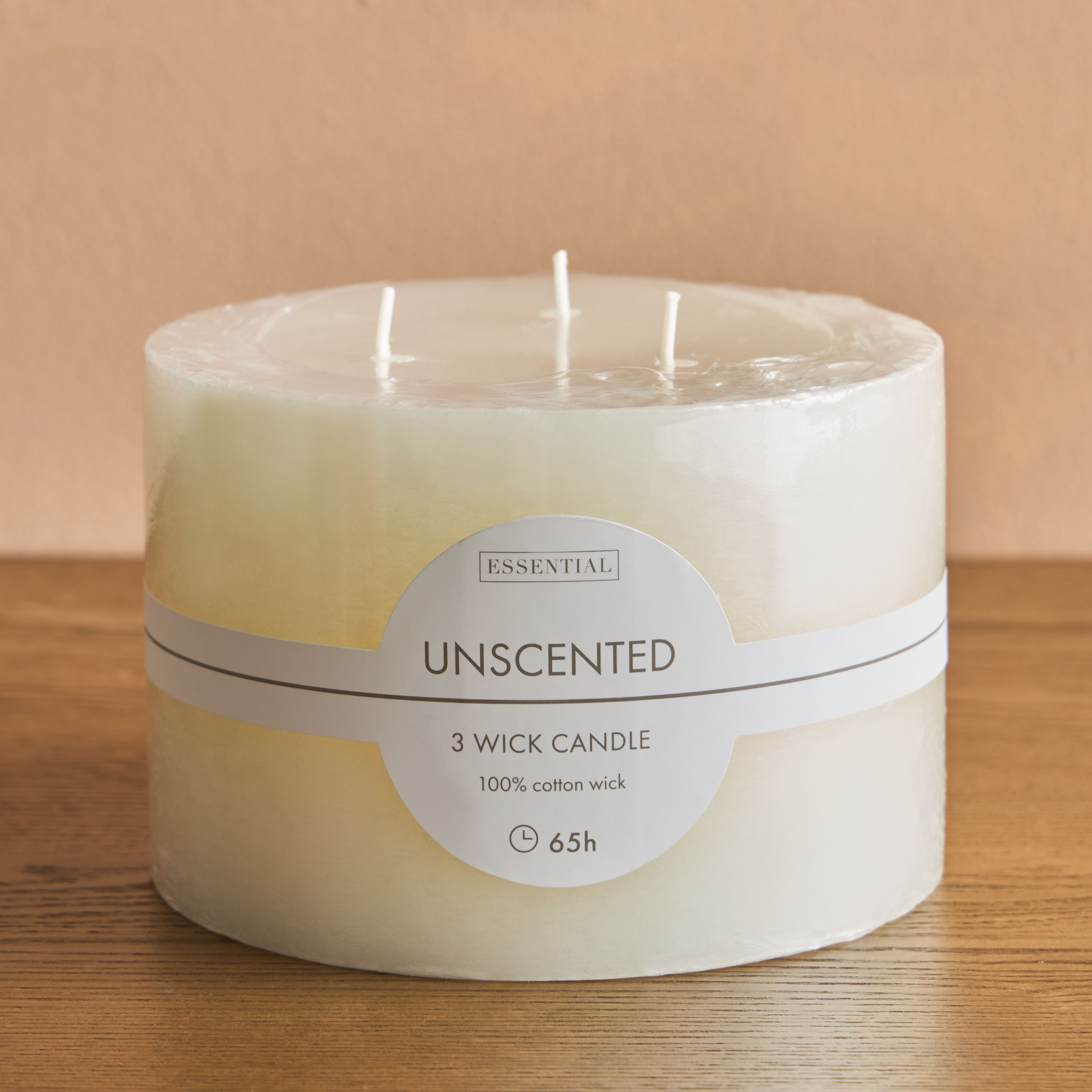 Shop Essentials Unscented Pillar Candle Online | Home Centre