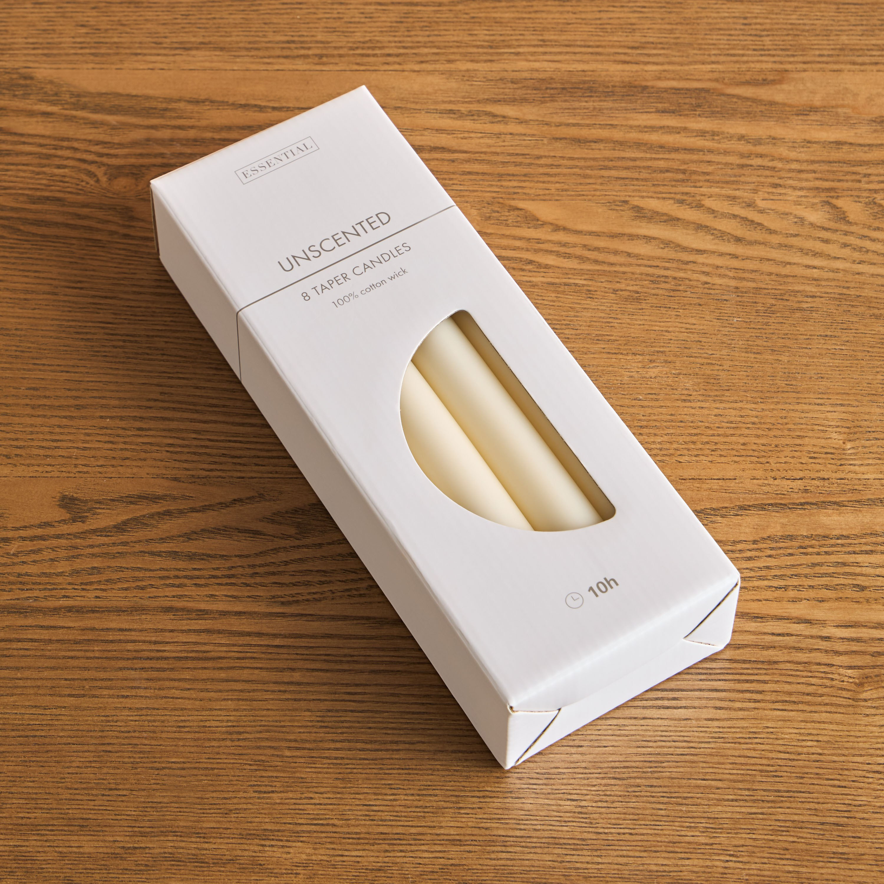 Shop Unscented Taper Candle Set of 8 Online Home centre UAE
