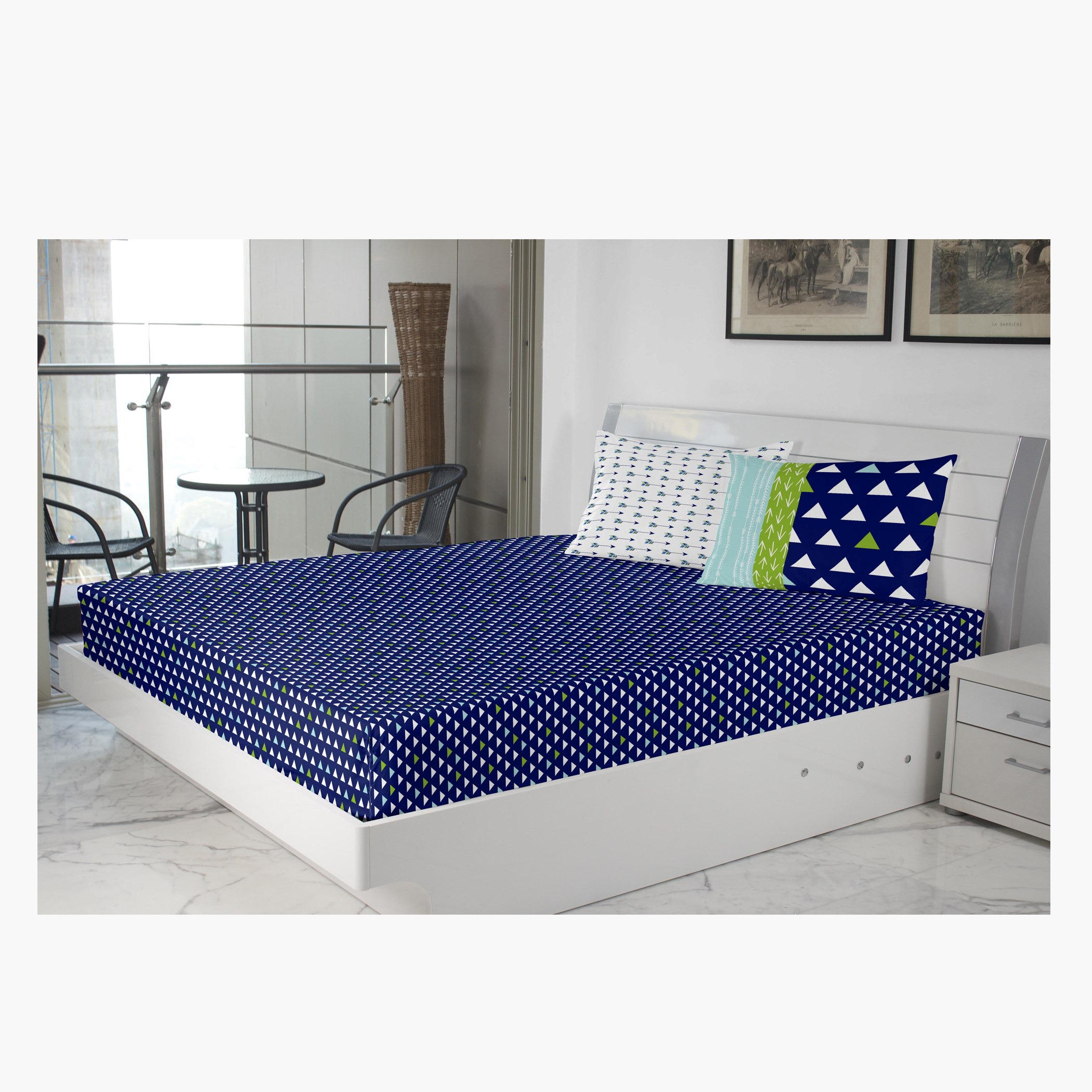 Shop Geo Boys Full Fitted Sheet 120x200 cms Online Home Centre Bahrain