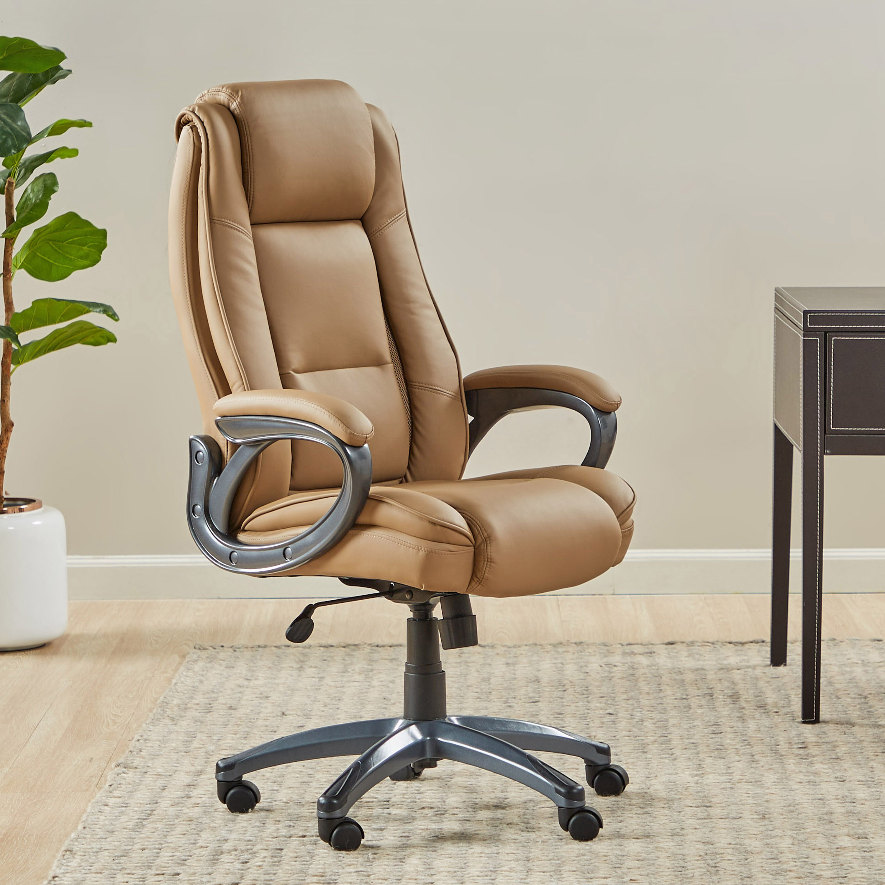 Tan on sale computer chair