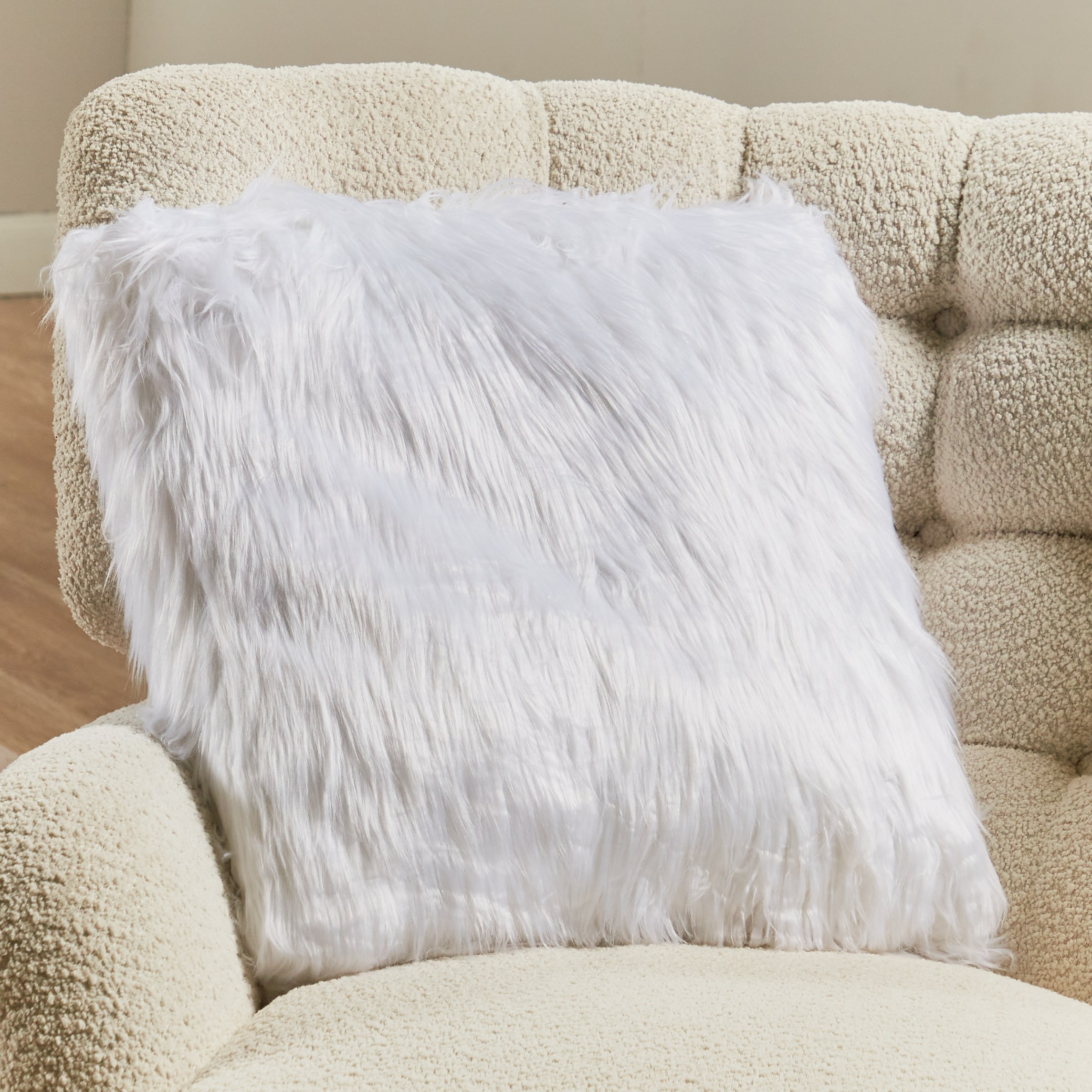 Mongolian hot sale fluffy cushions