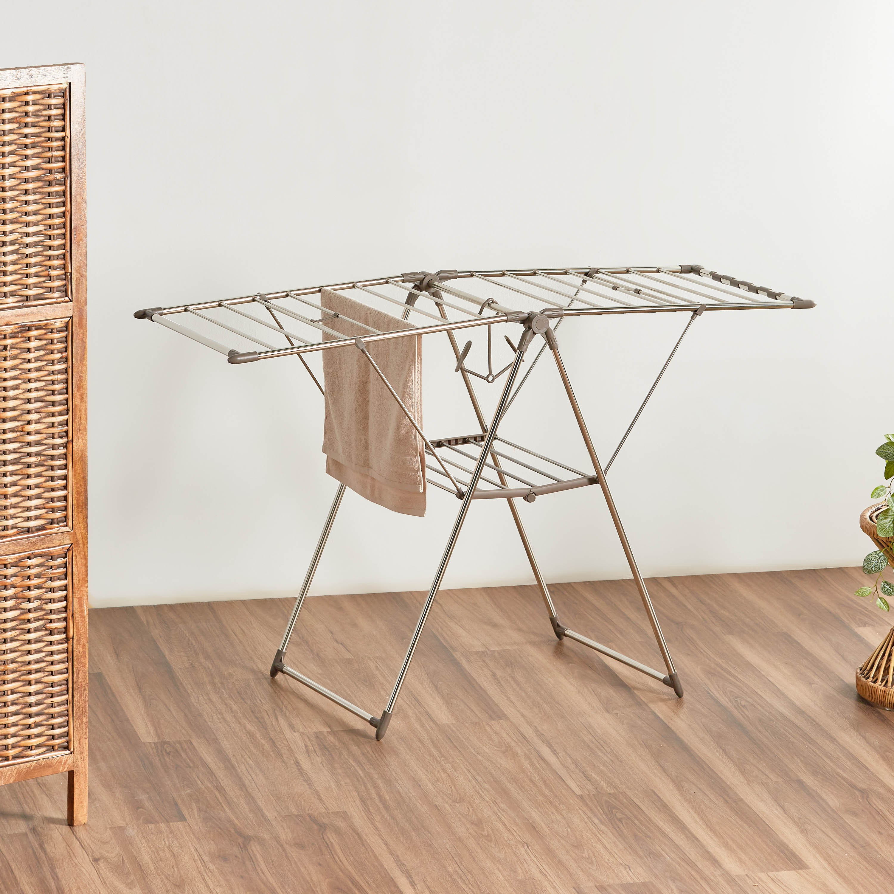 Shop Celestia Foldable Clothes Drying Stand Online Home Centre UAE