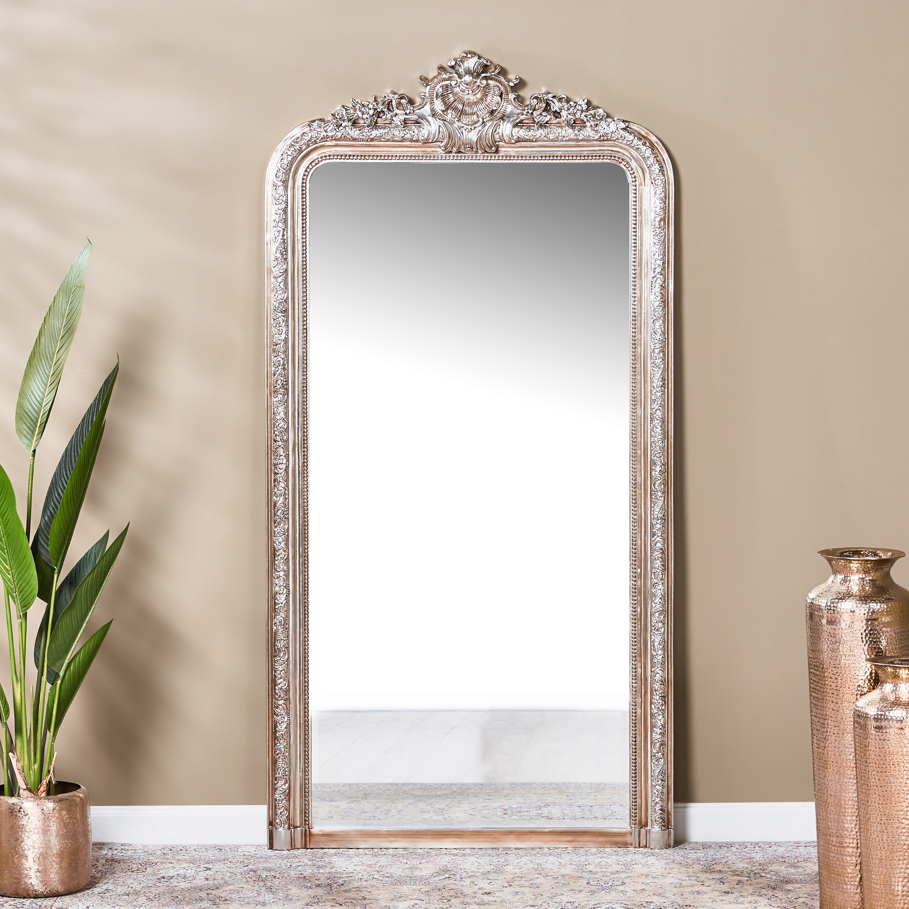مرآة أرضية تُسند على الحائط - سوراج - 100x5x196 سم-household-walldecorandmirrors-mirrors-floormirrors-image-2