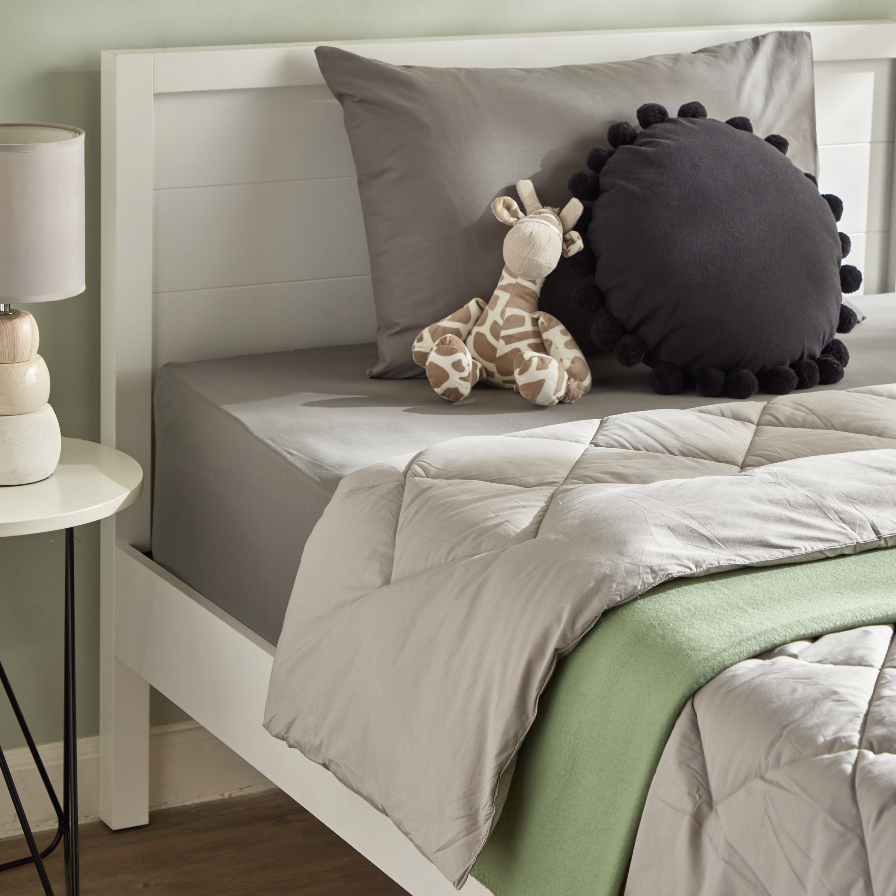 شرشف مطاطي كامل سادة - سيرينتي - 120x200 سم-kids-beddingandwindows-bedding-fittedandflatsheets-image-4