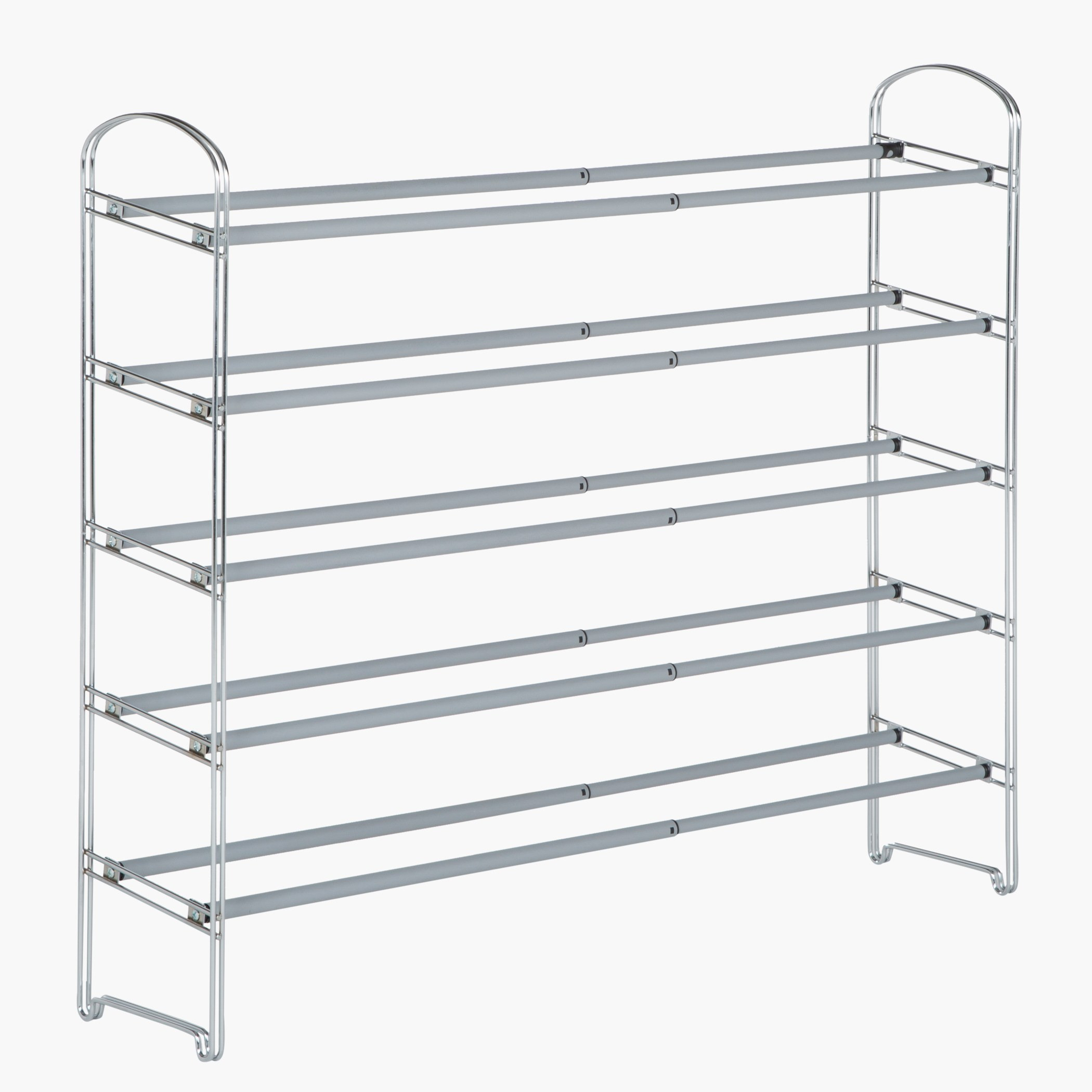 5 tier extendable shoe rack sale